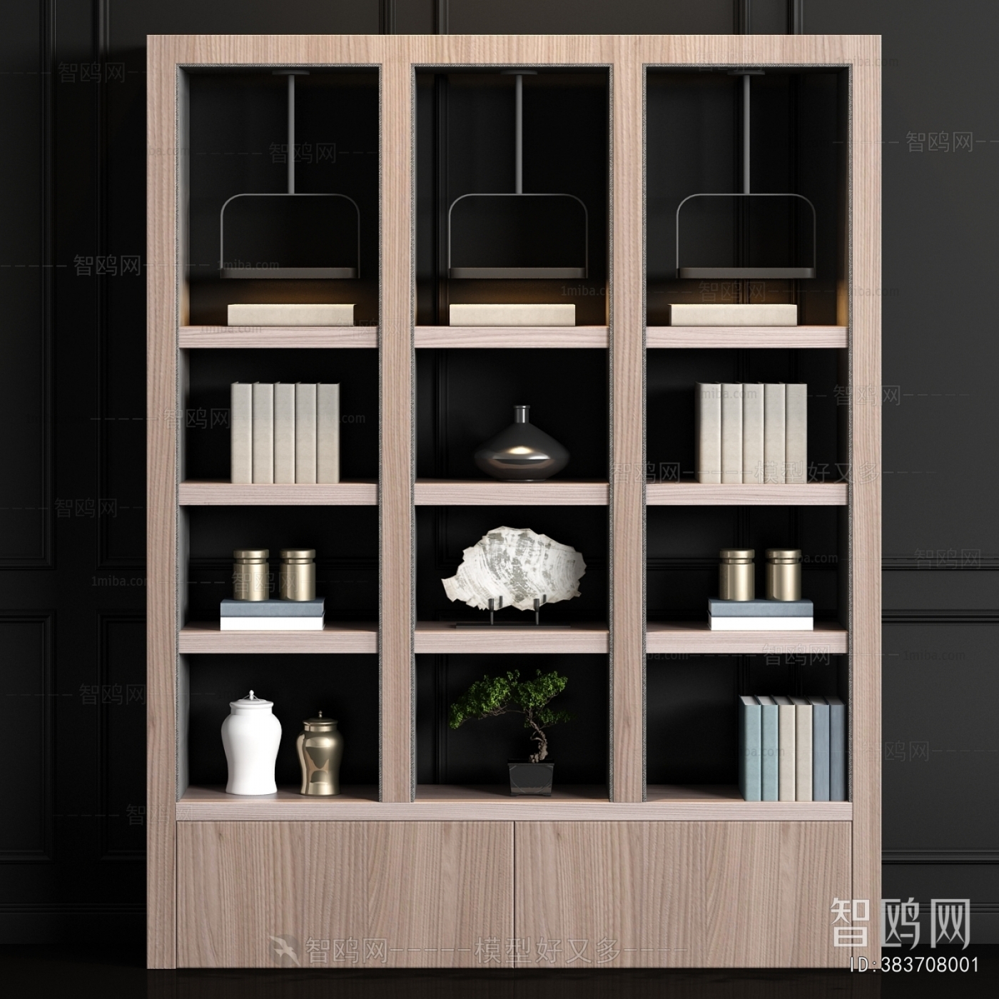 New Chinese Style Bookshelf