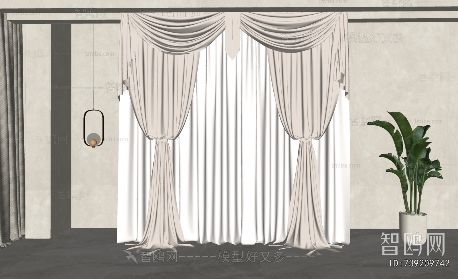 Simple European Style The Curtain