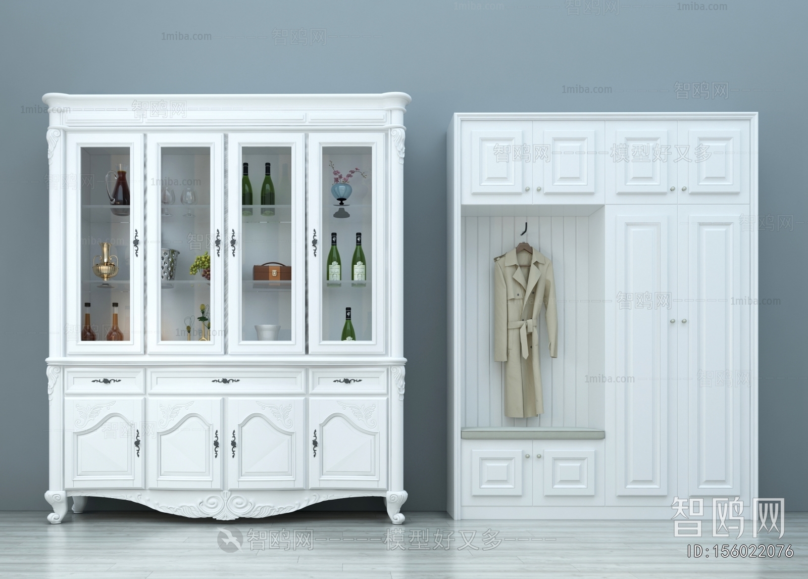 European Style Wine Cabinet