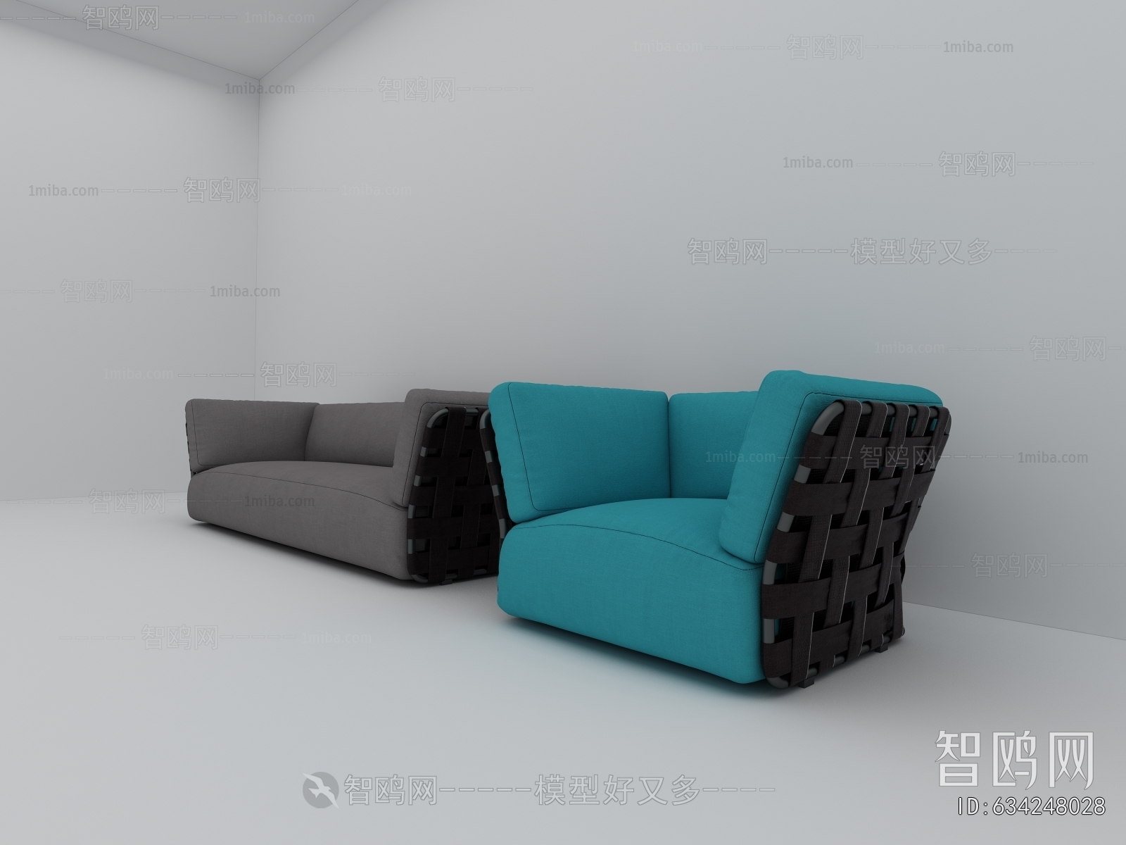 Modern Multi Person Sofa