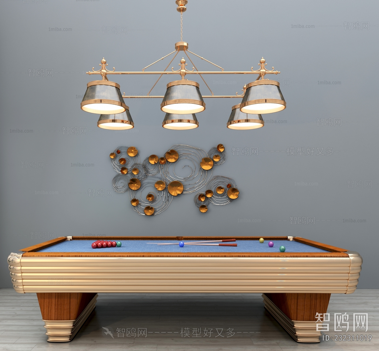 European Style Pool Table