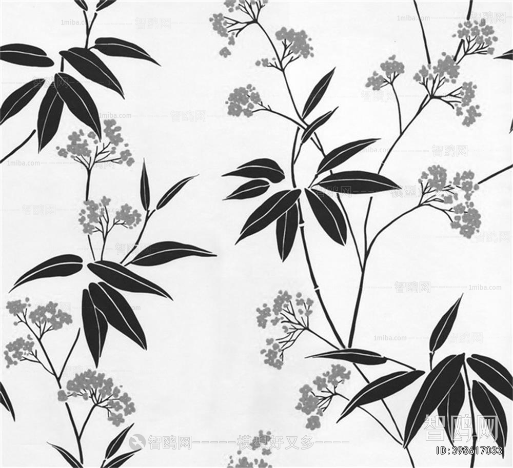 Animal And Plant Pattern Wallpaper