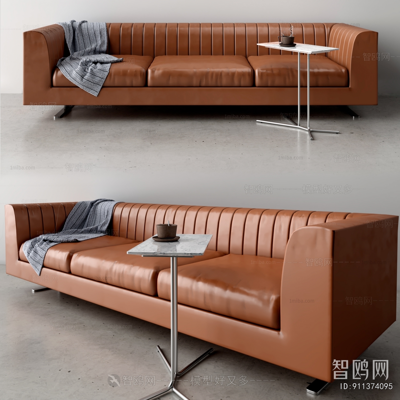 Modern Three-seat Sofa