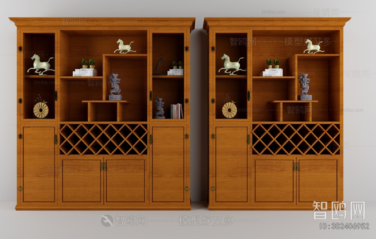 Chinese Style Wine Cabinet