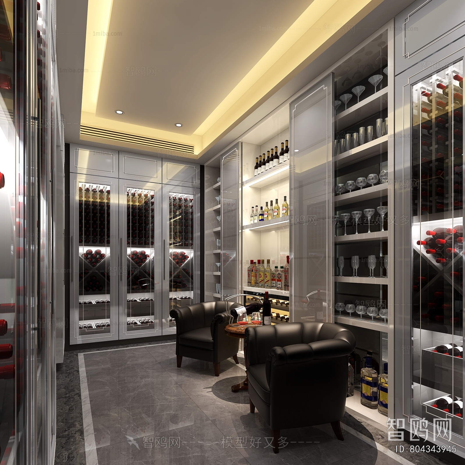 American Style Wine Cellar/Wine Tasting Room