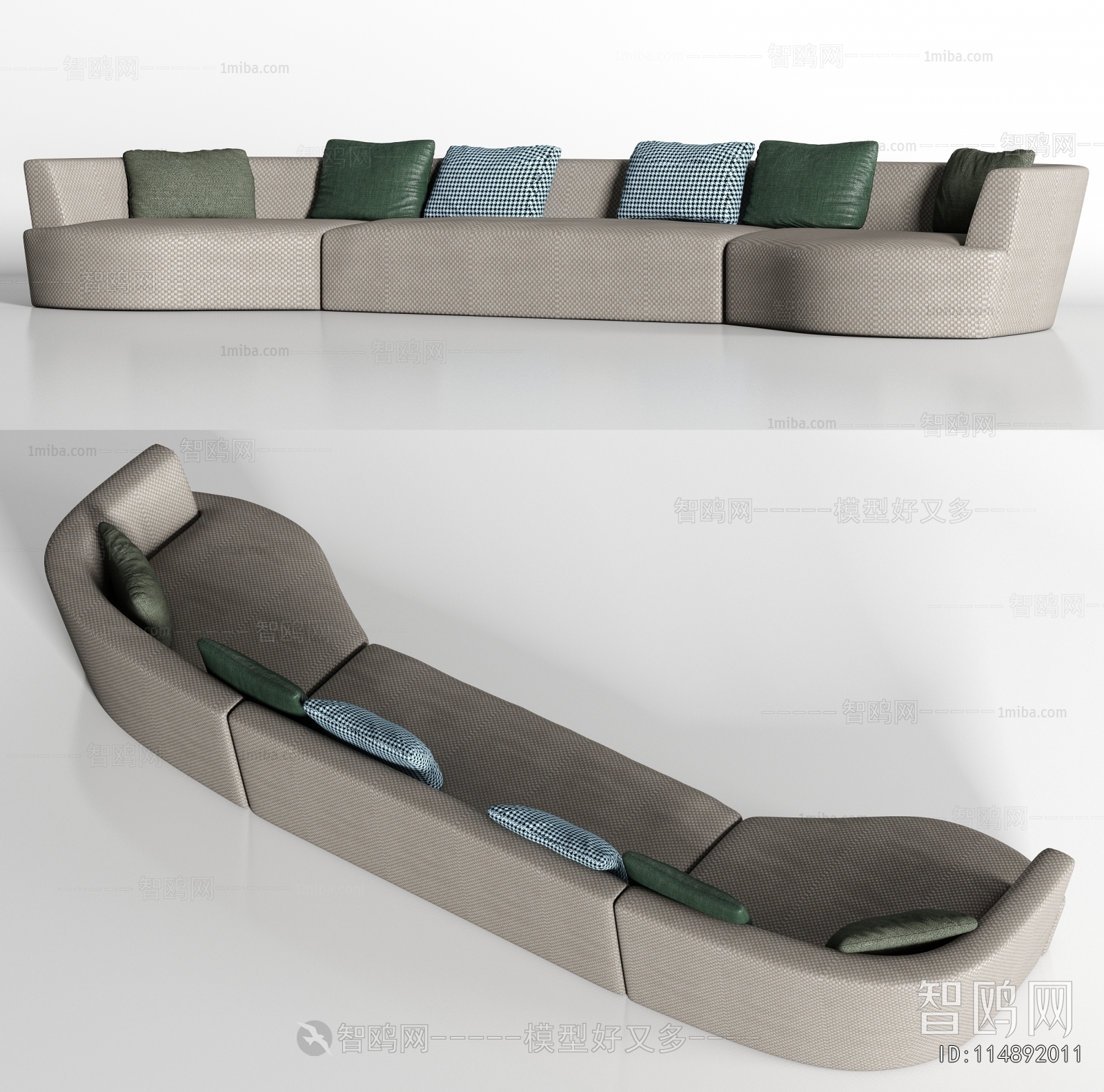 Modern Three-seat Sofa