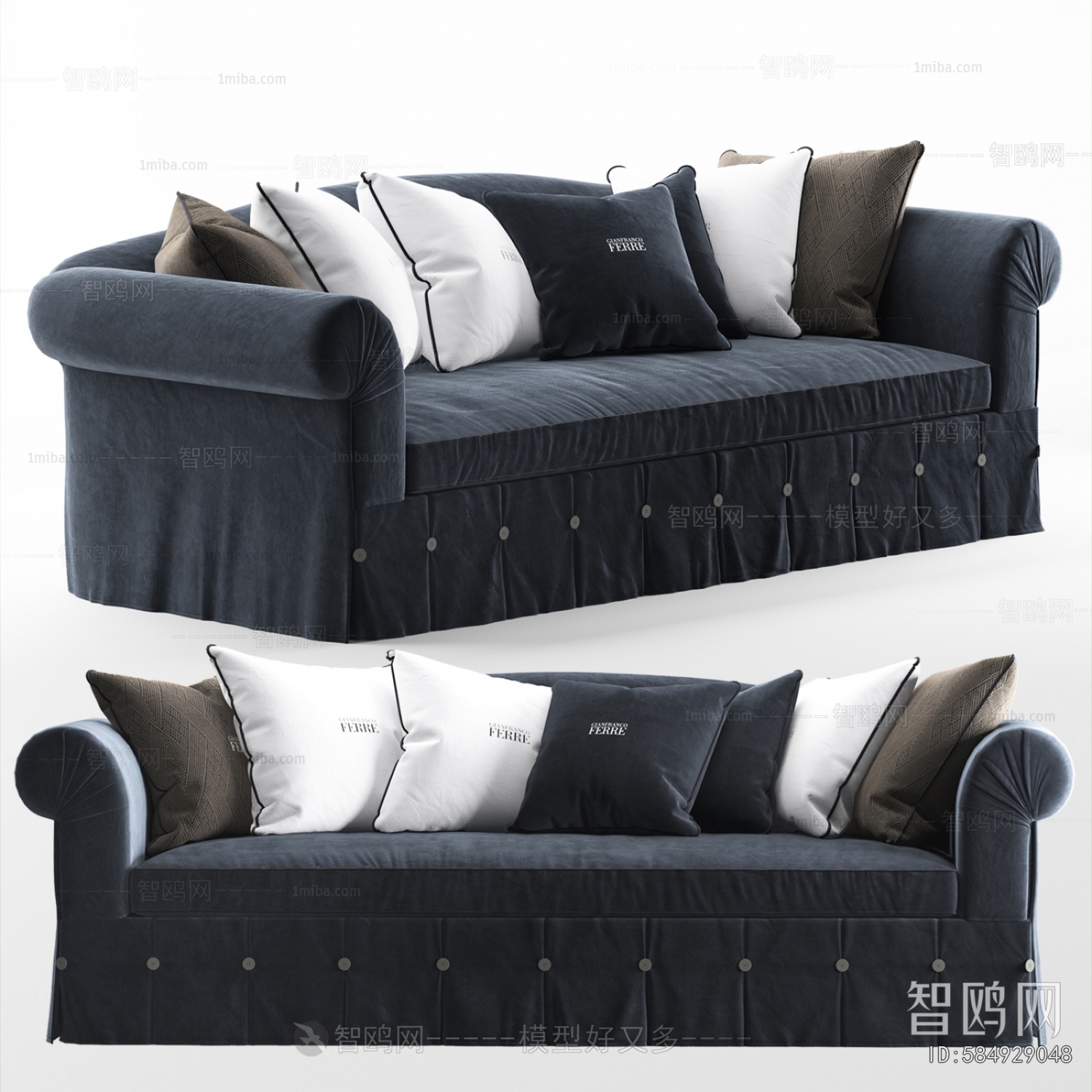 Modern Multi Person Sofa