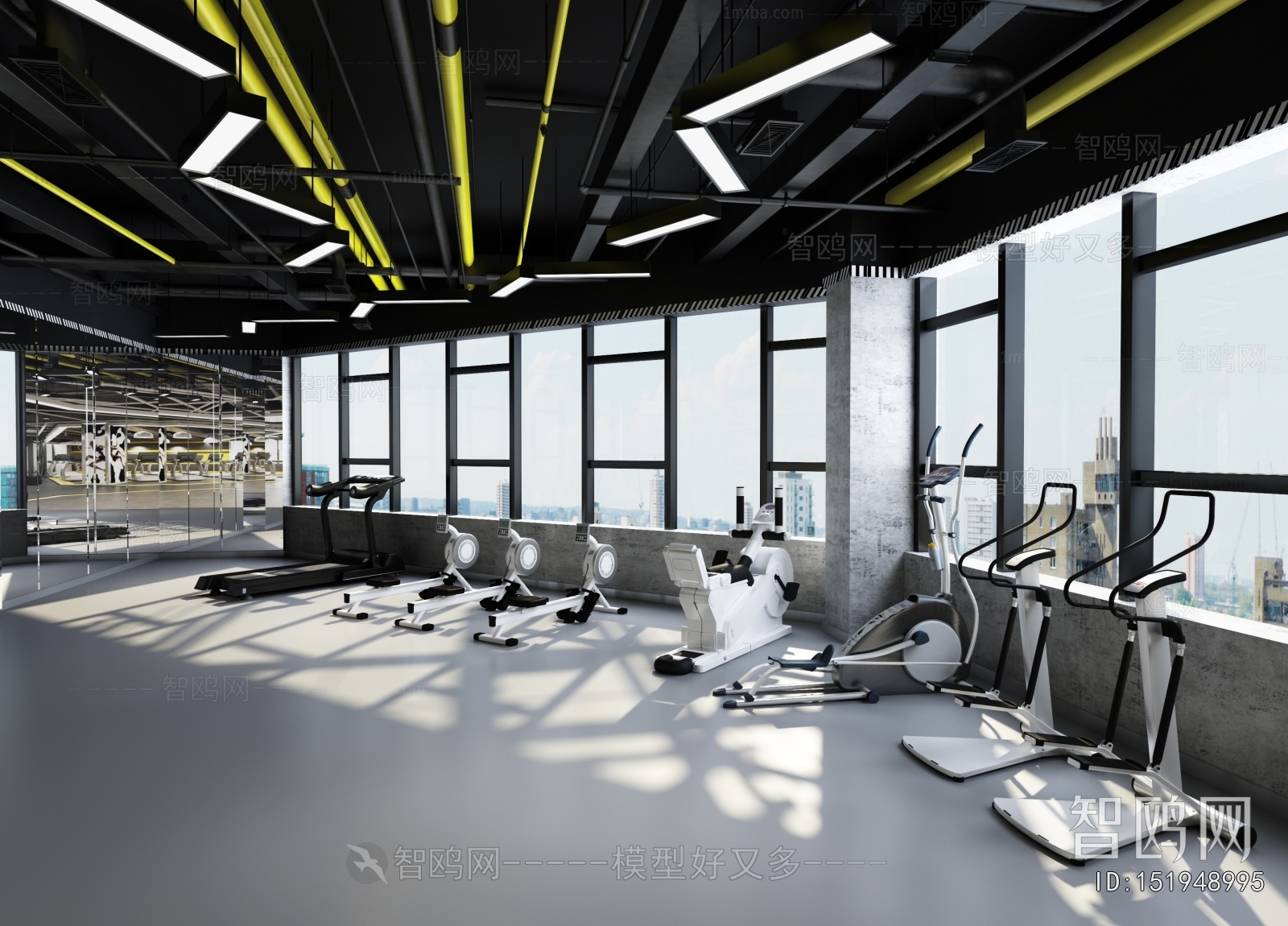 Industrial Style Gym