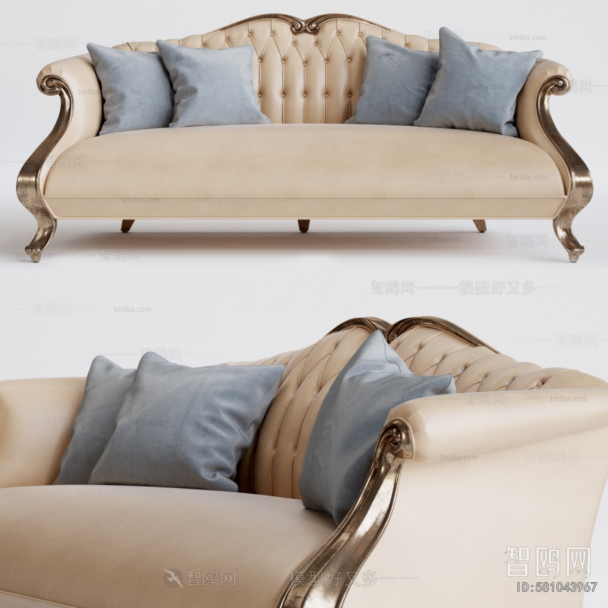 European Style A Sofa For Two