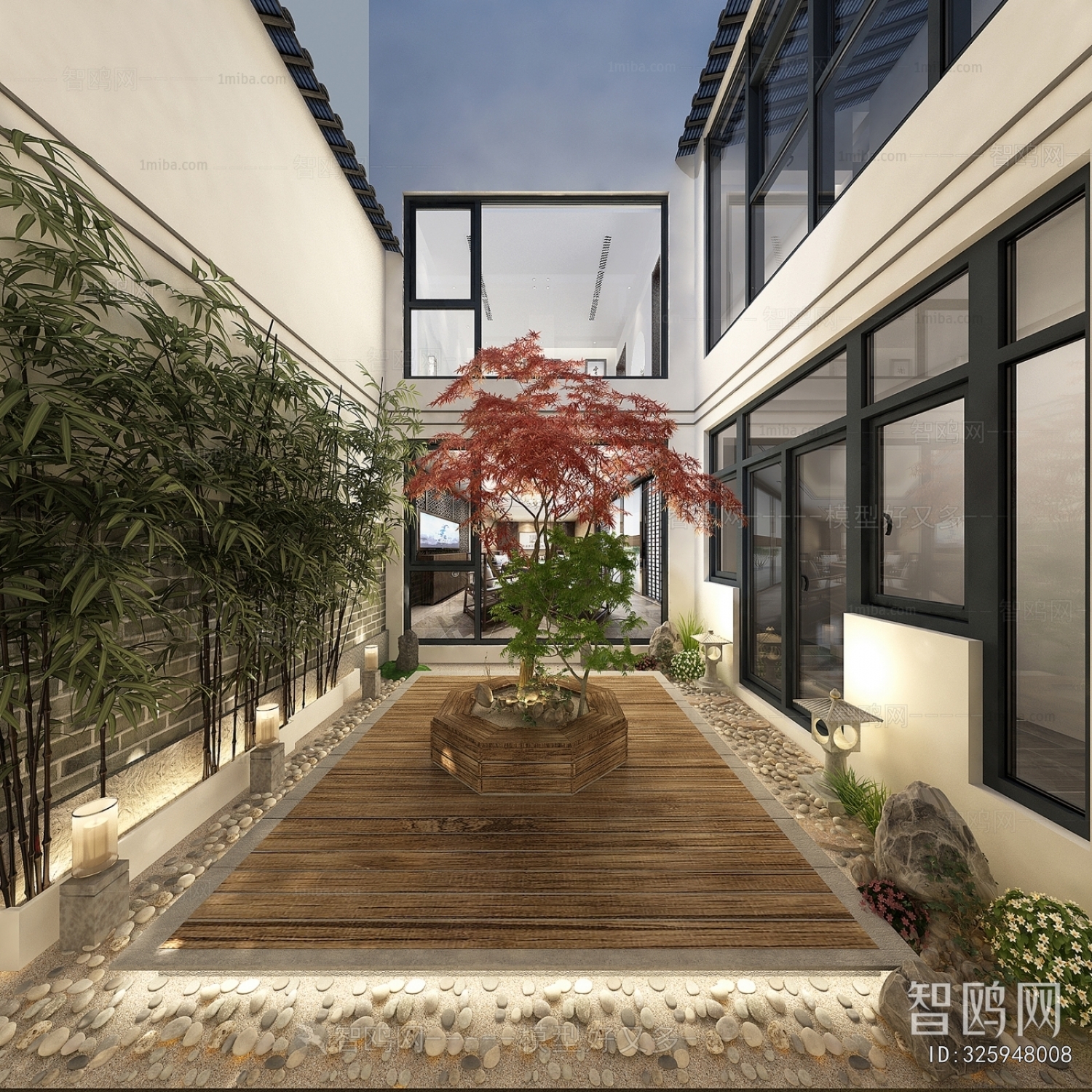 New Chinese Style Courtyard/landscape