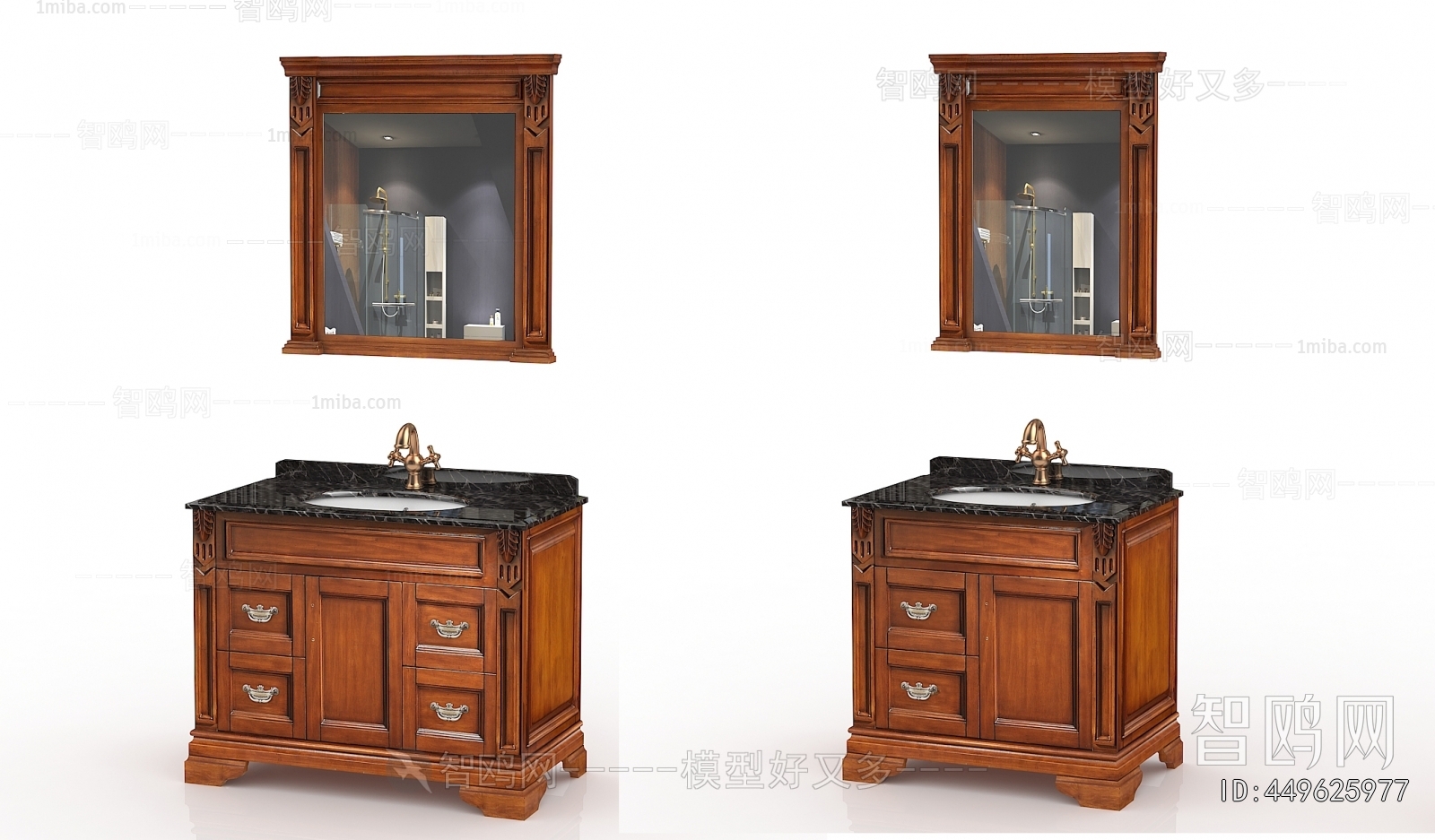 European Style Bathroom Cabinet