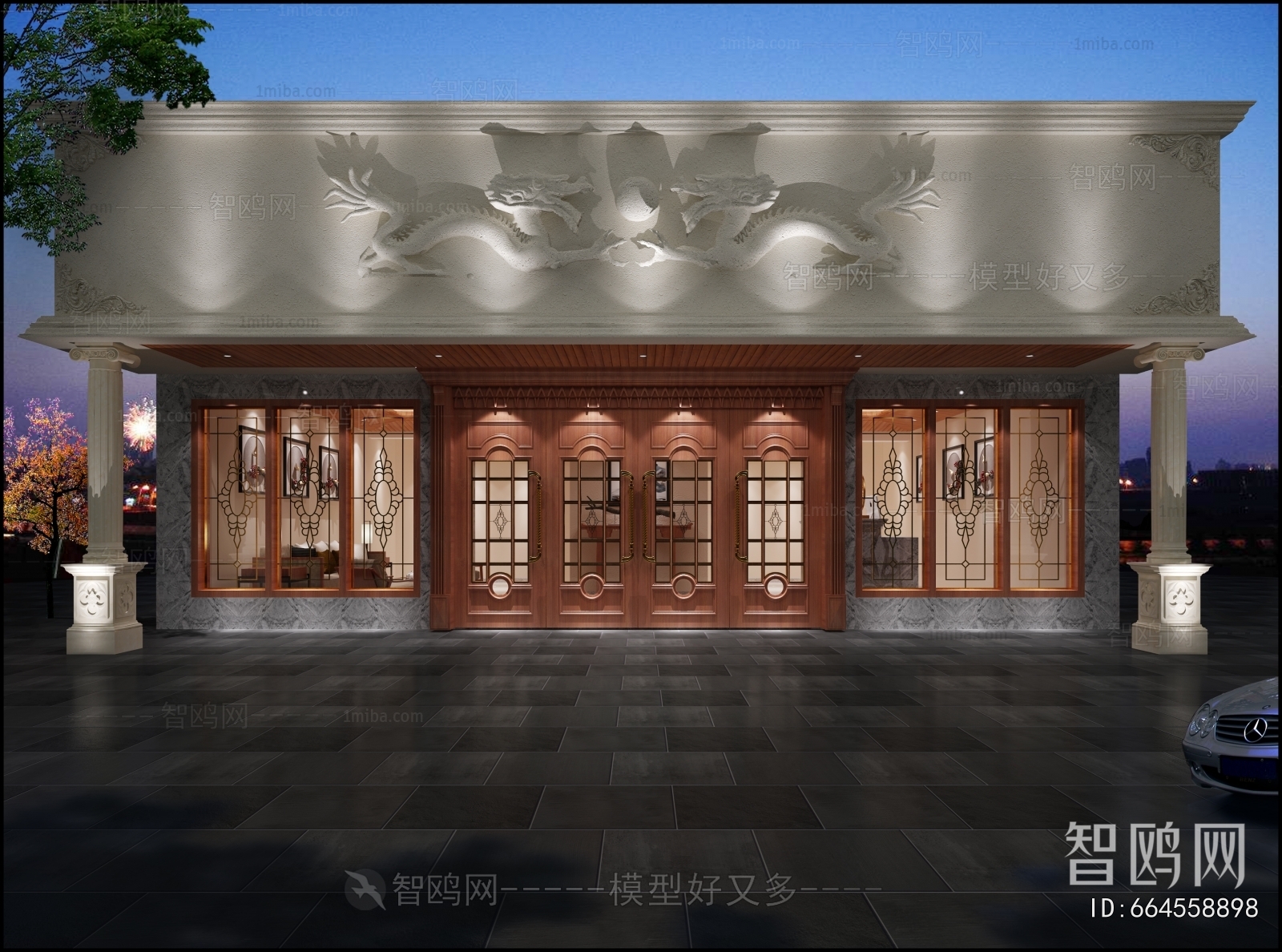 Chinese Style Facade Element