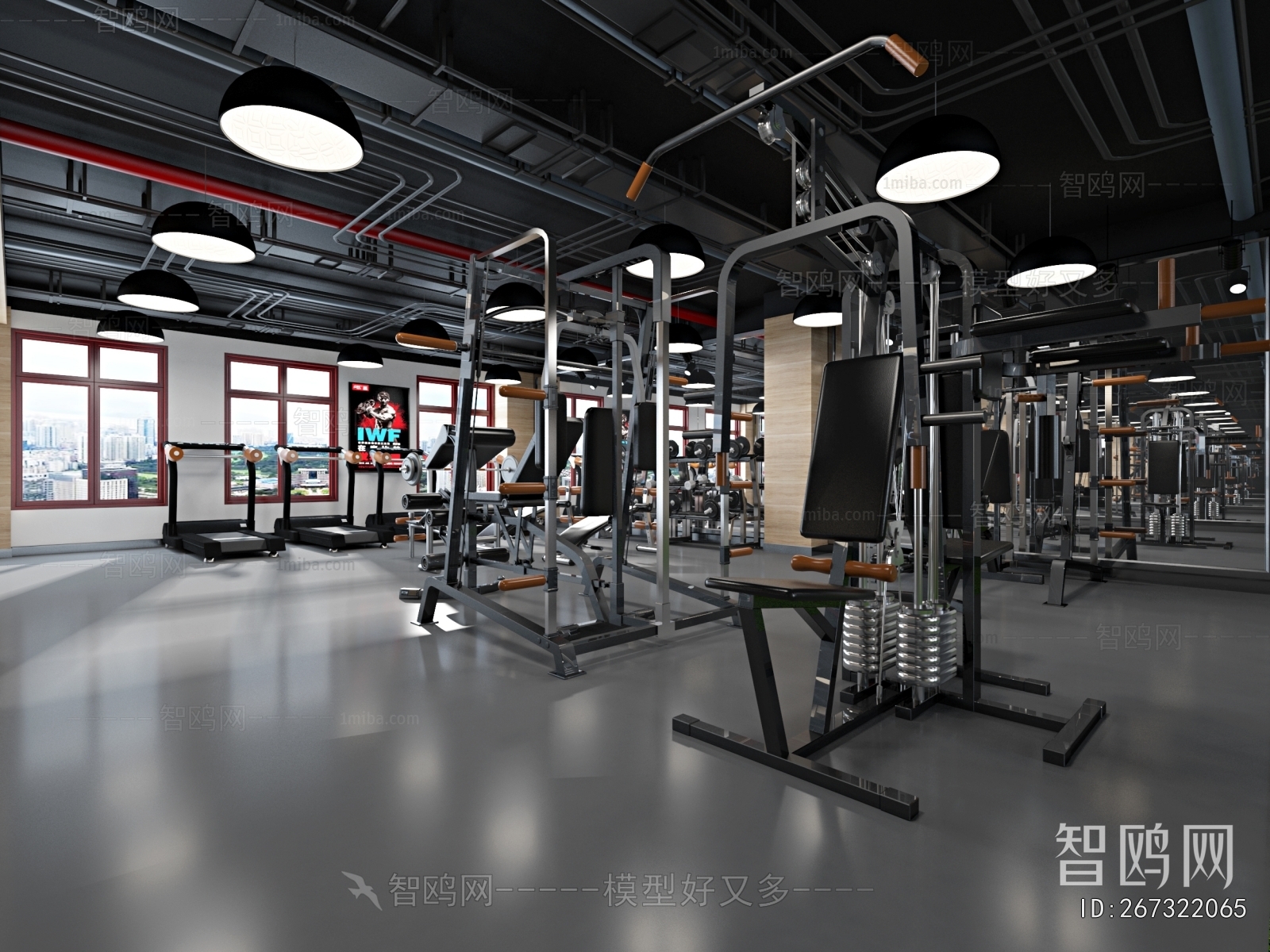 Industrial Style Gym