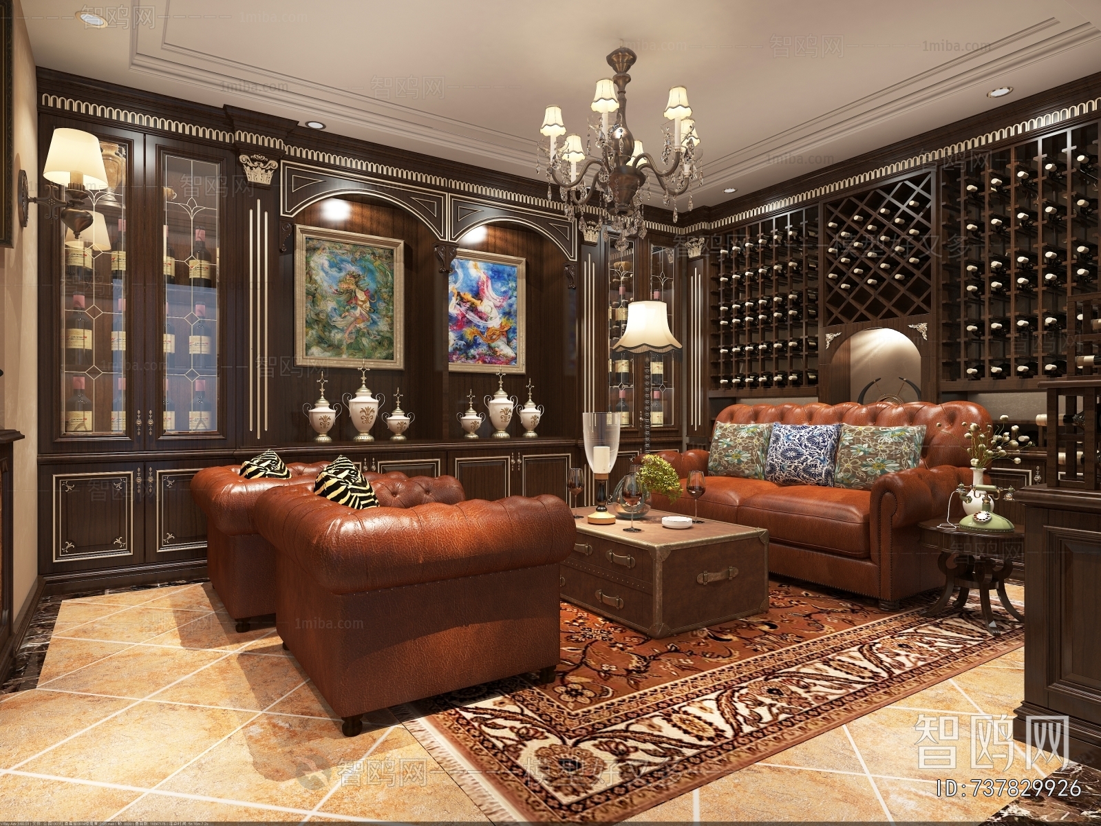 American Style Wine Cellar/Wine Tasting Room