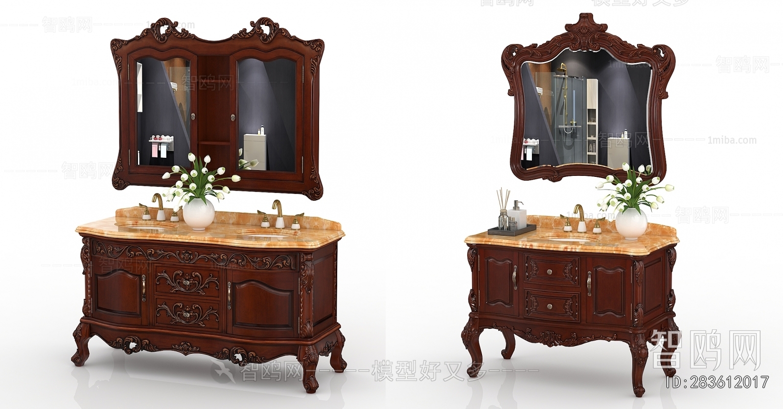 European Style Bathroom Cabinet