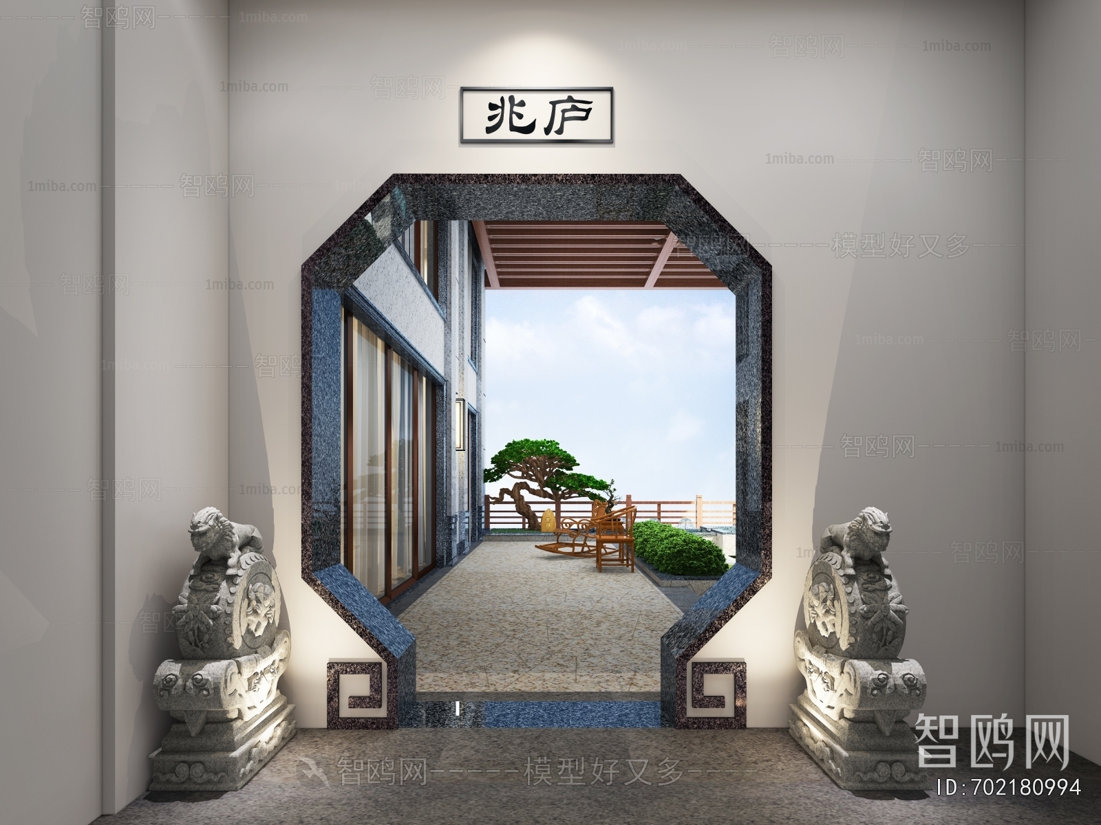 New Chinese Style Door