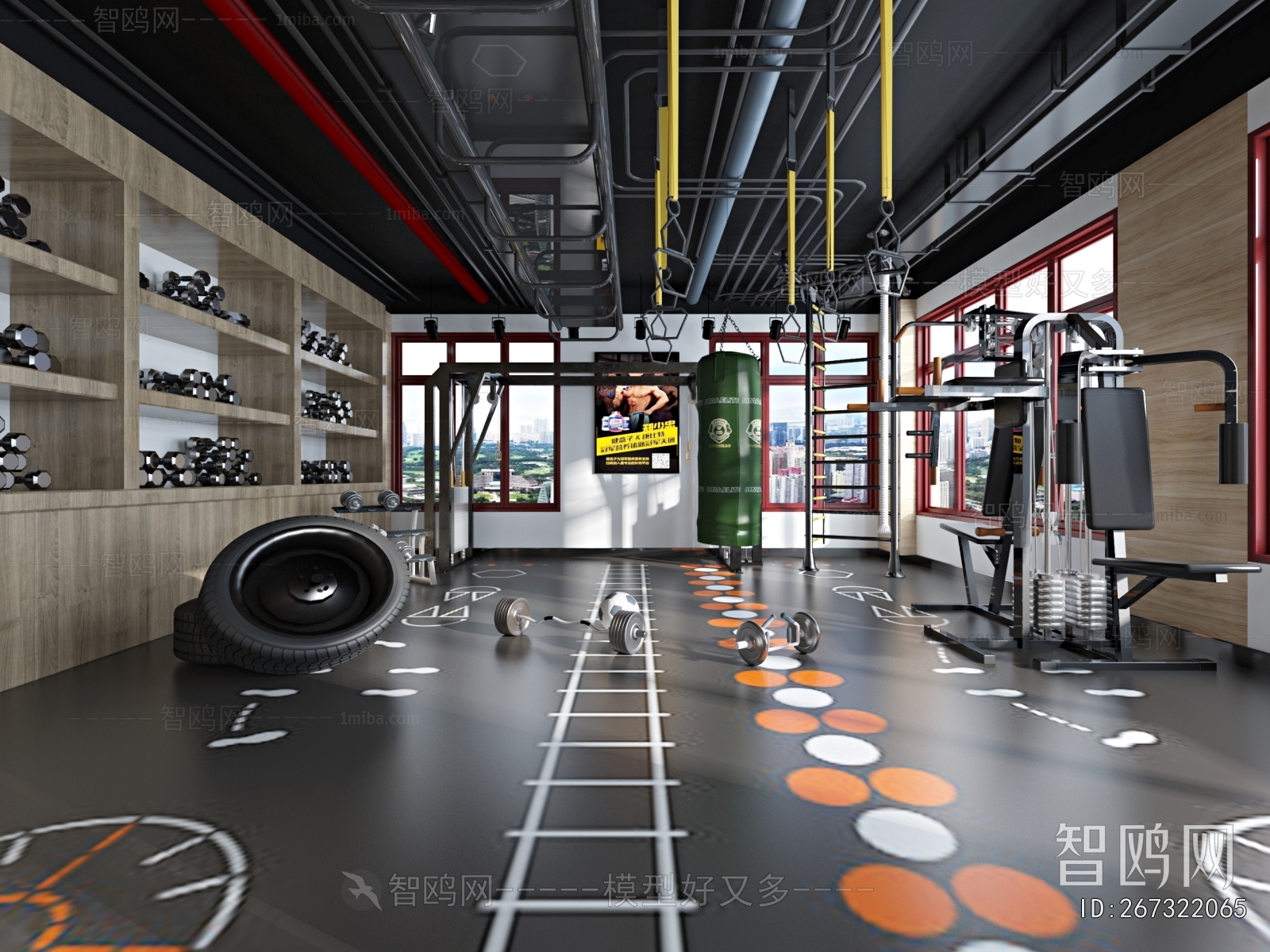 Industrial Style Gym