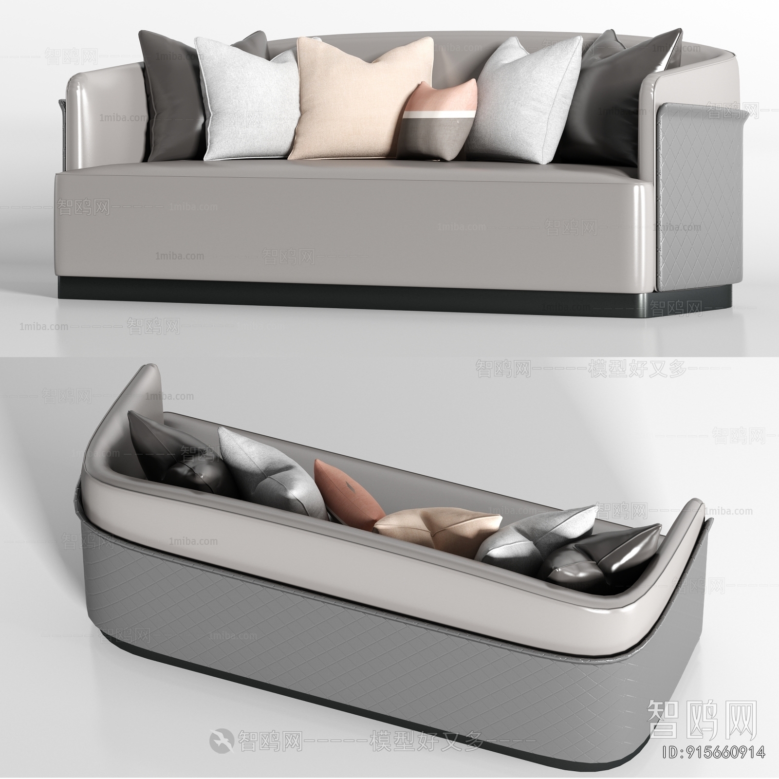 Simple European Style A Sofa For Two