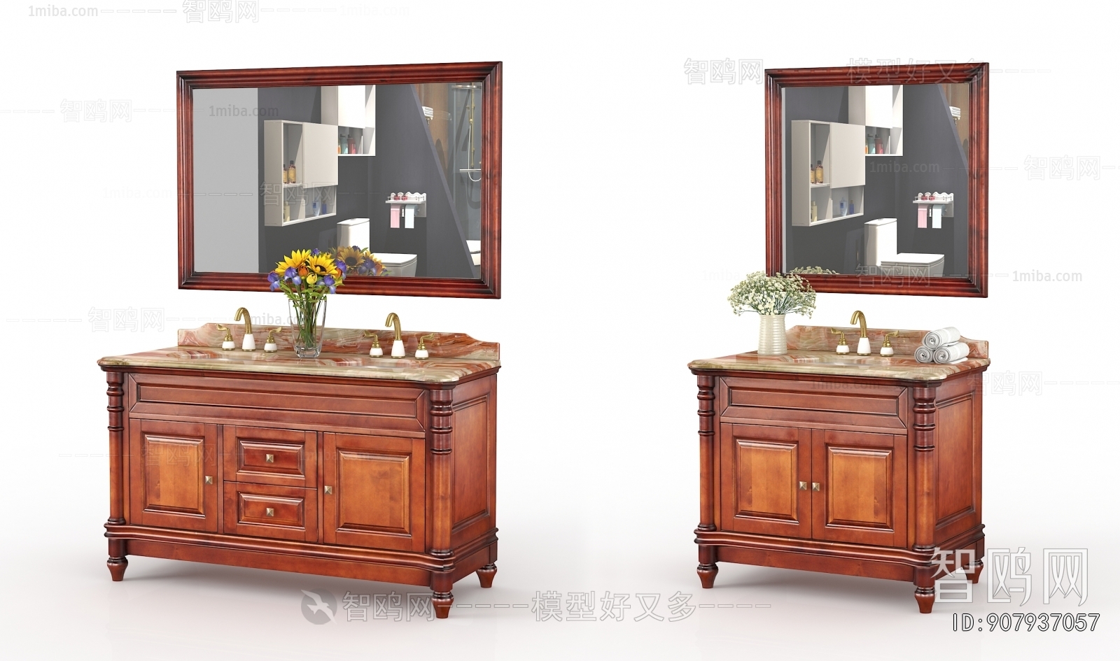 European Style Bathroom Cabinet