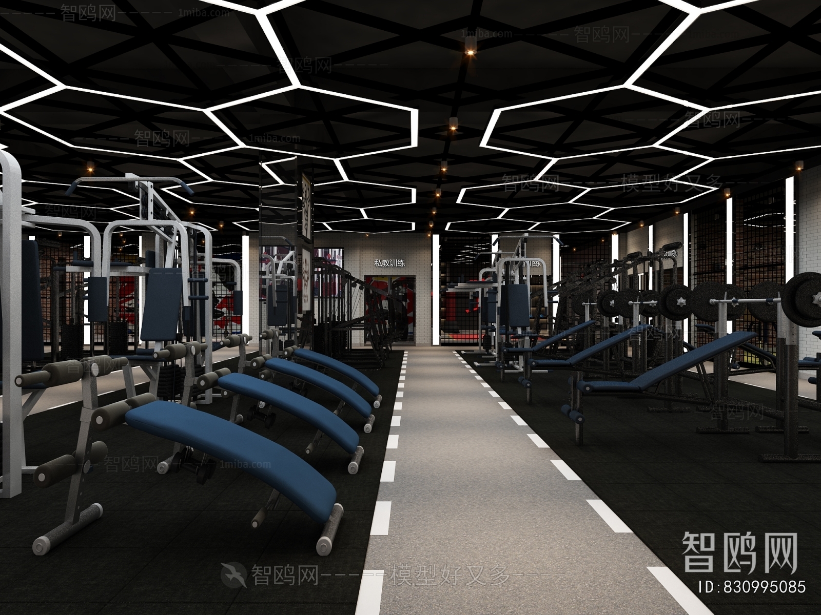 Industrial Style Gym