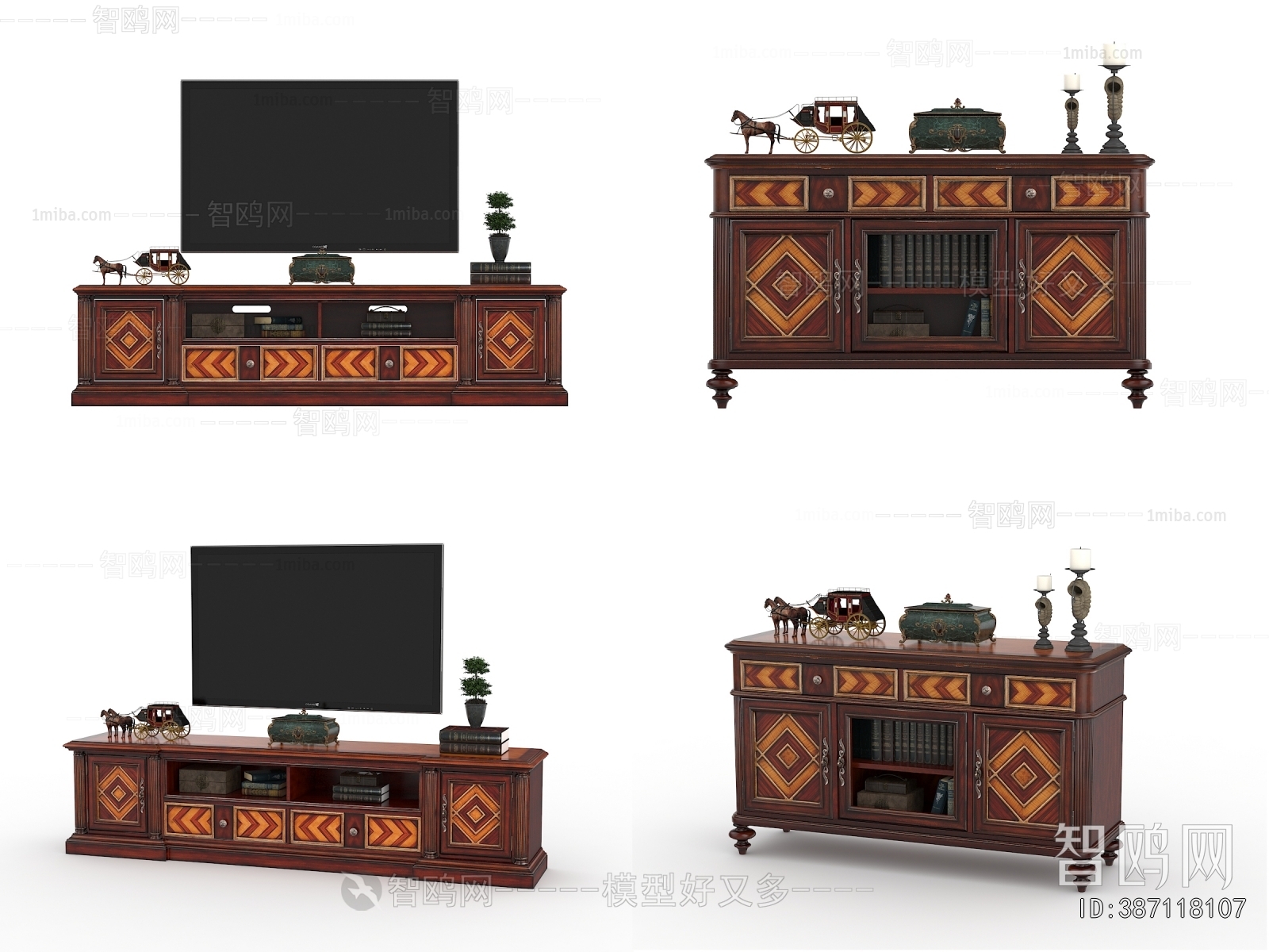 American Style TV Cabinet