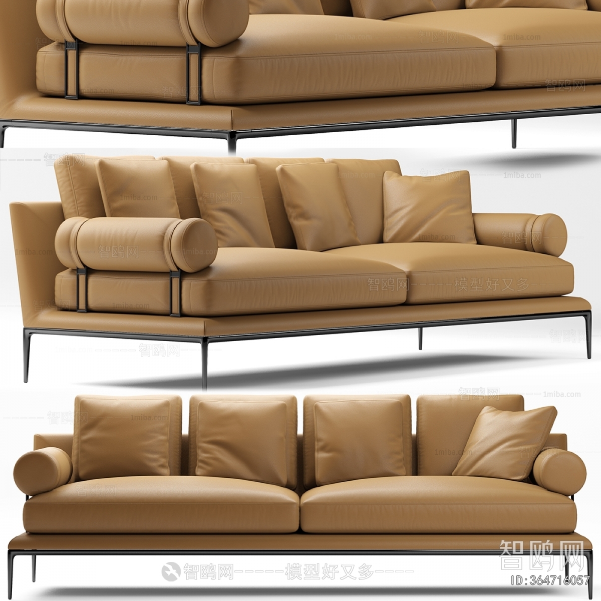 Simple European Style A Sofa For Two