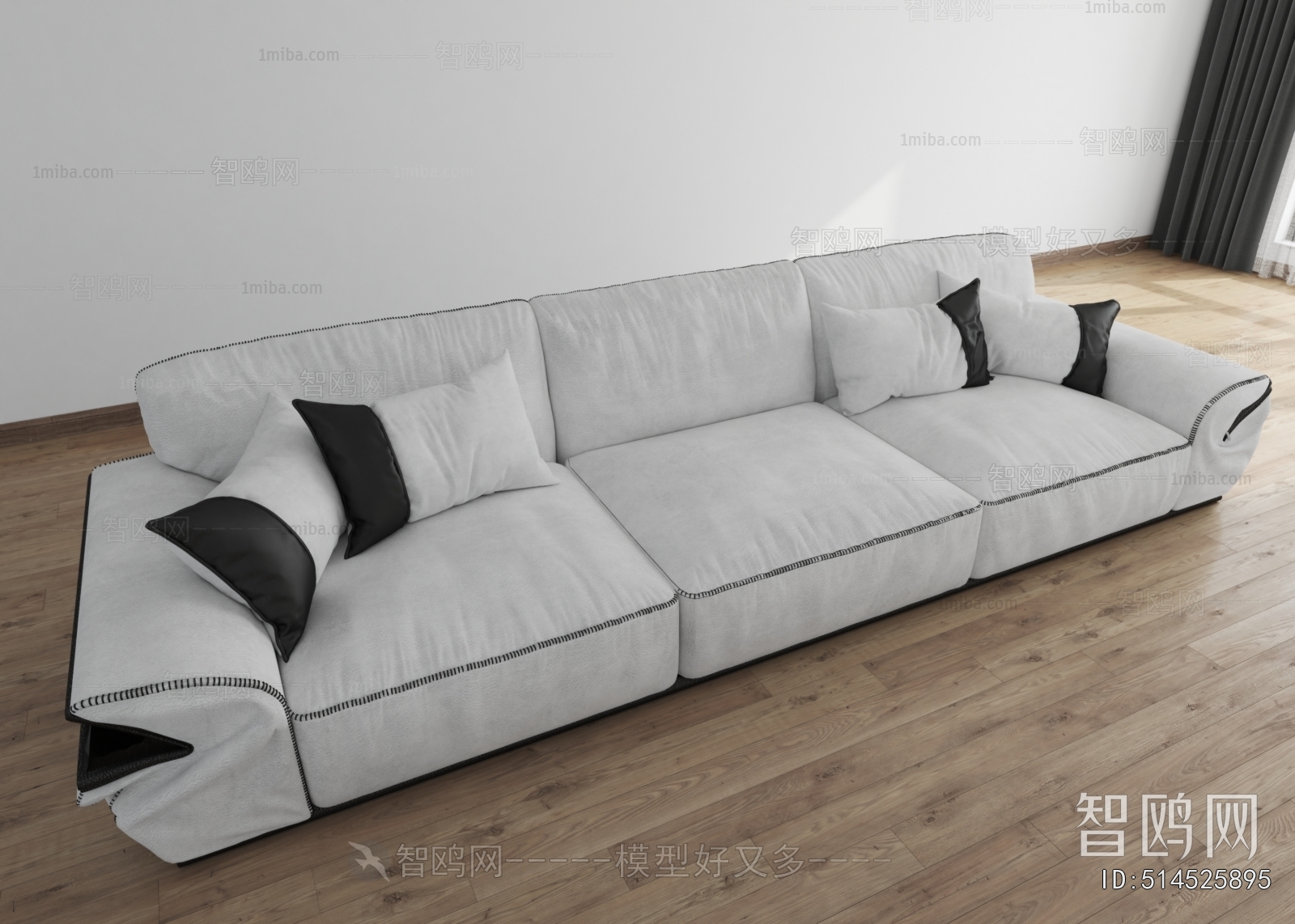 Modern Three-seat Sofa