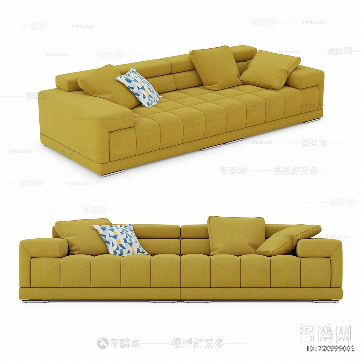 Modern Multi Person Sofa