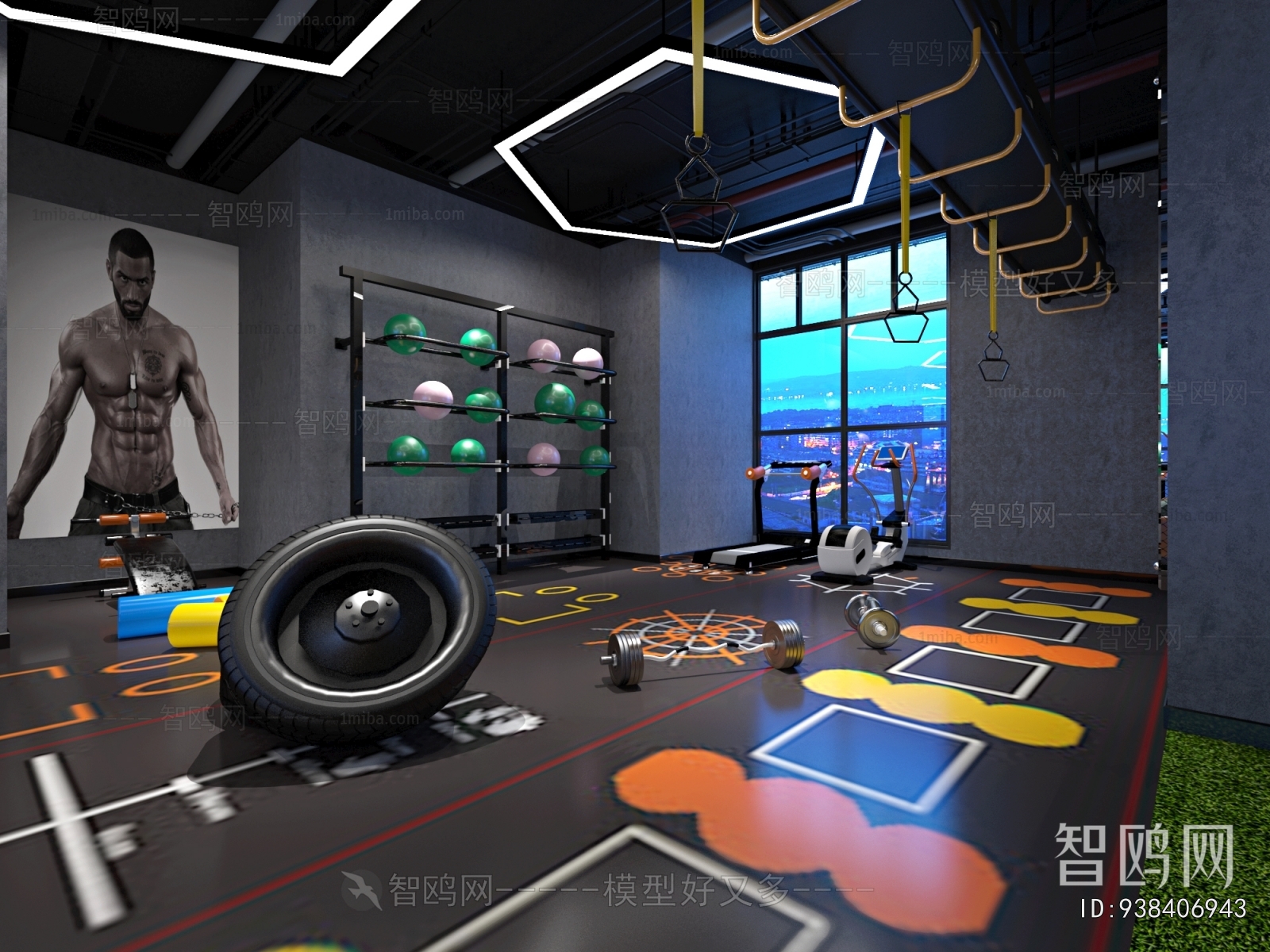 Industrial Style Gym