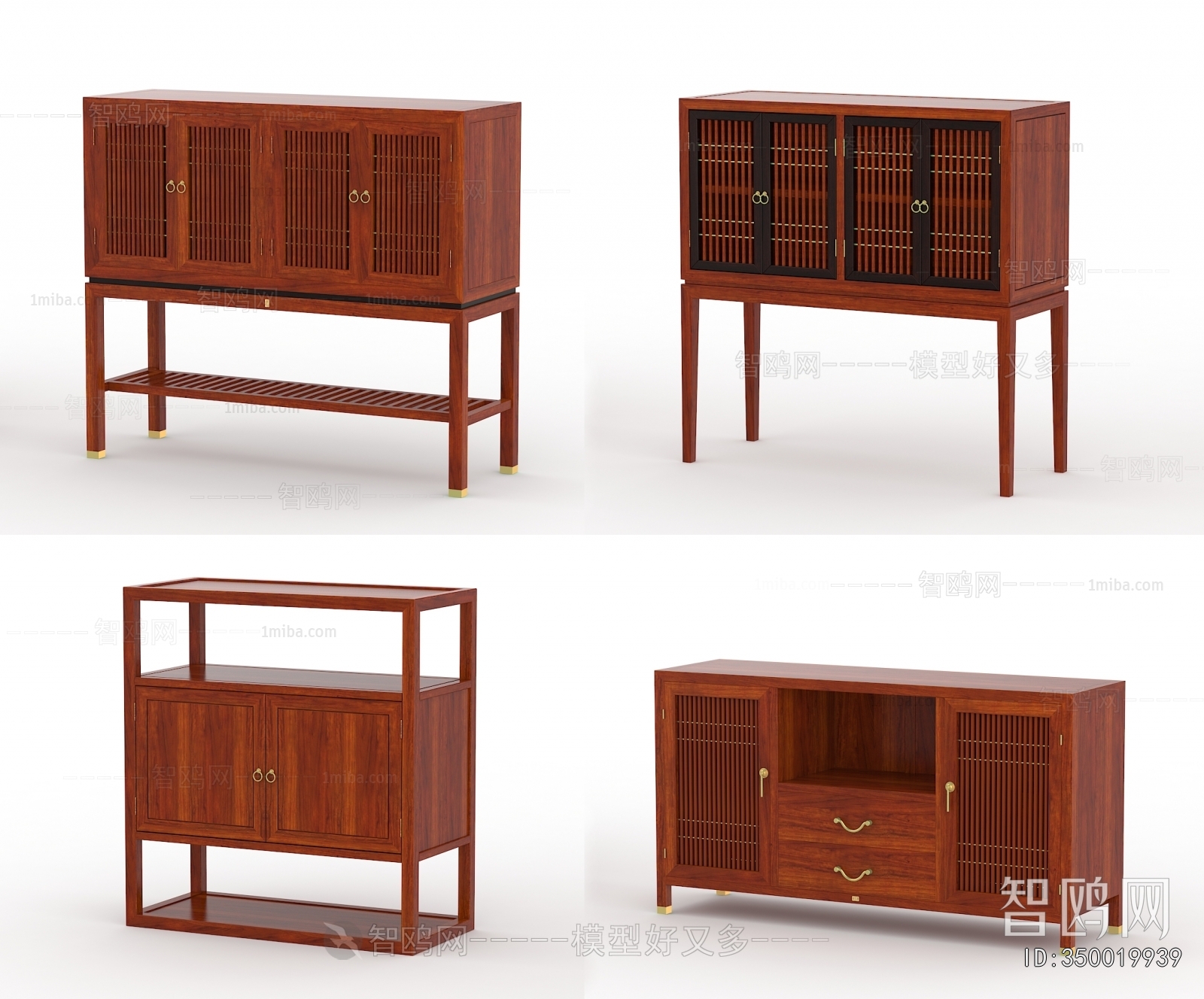 New Chinese Style Side Cabinet