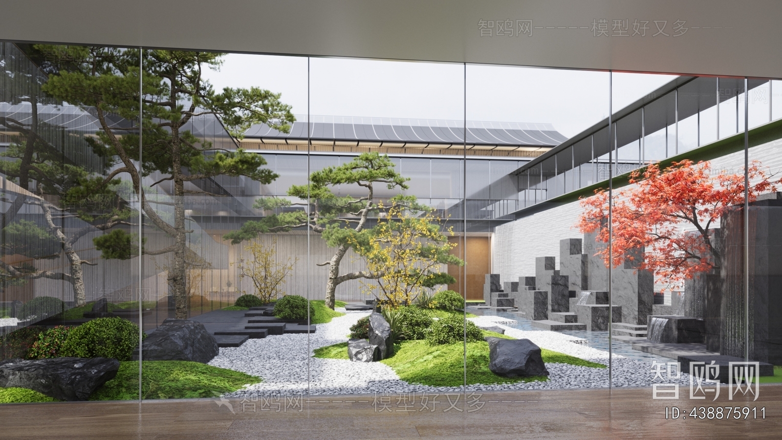 Modern Courtyard/landscape