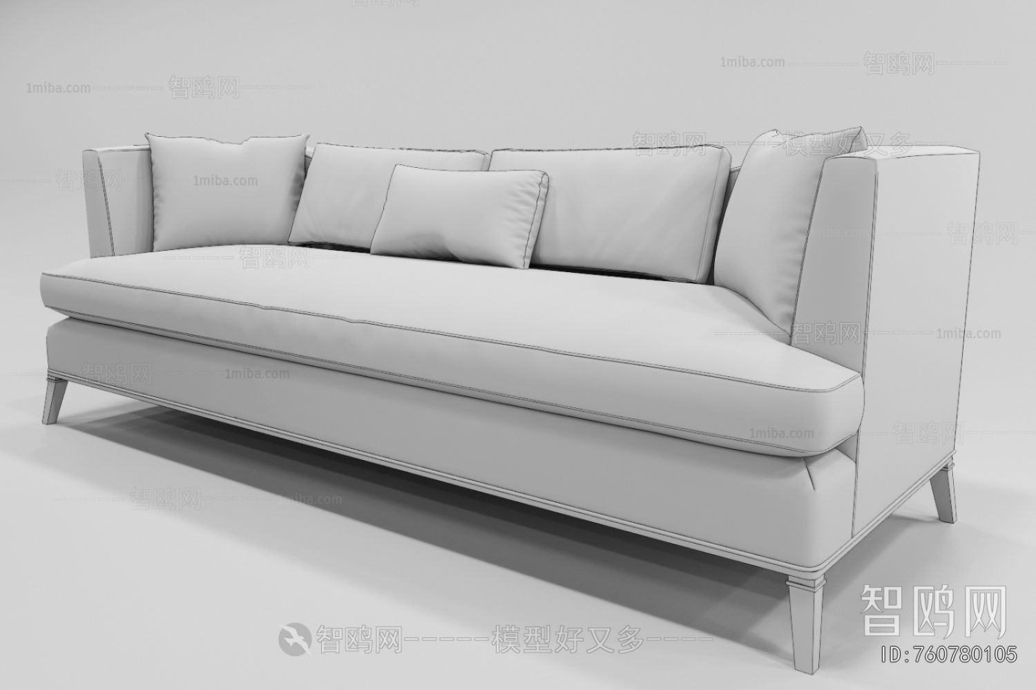 Simple European Style A Sofa For Two