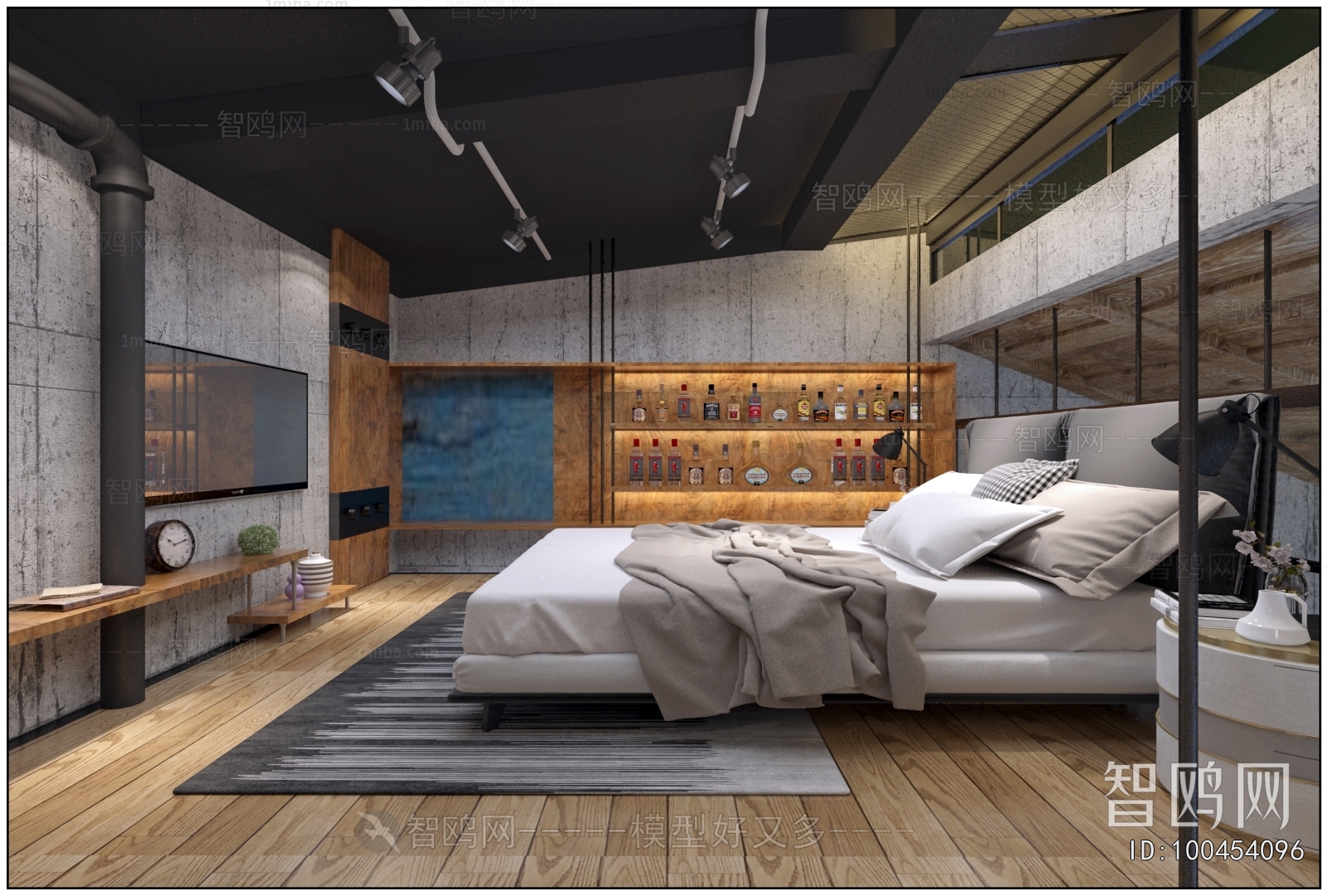 Industrial Style Bedroom