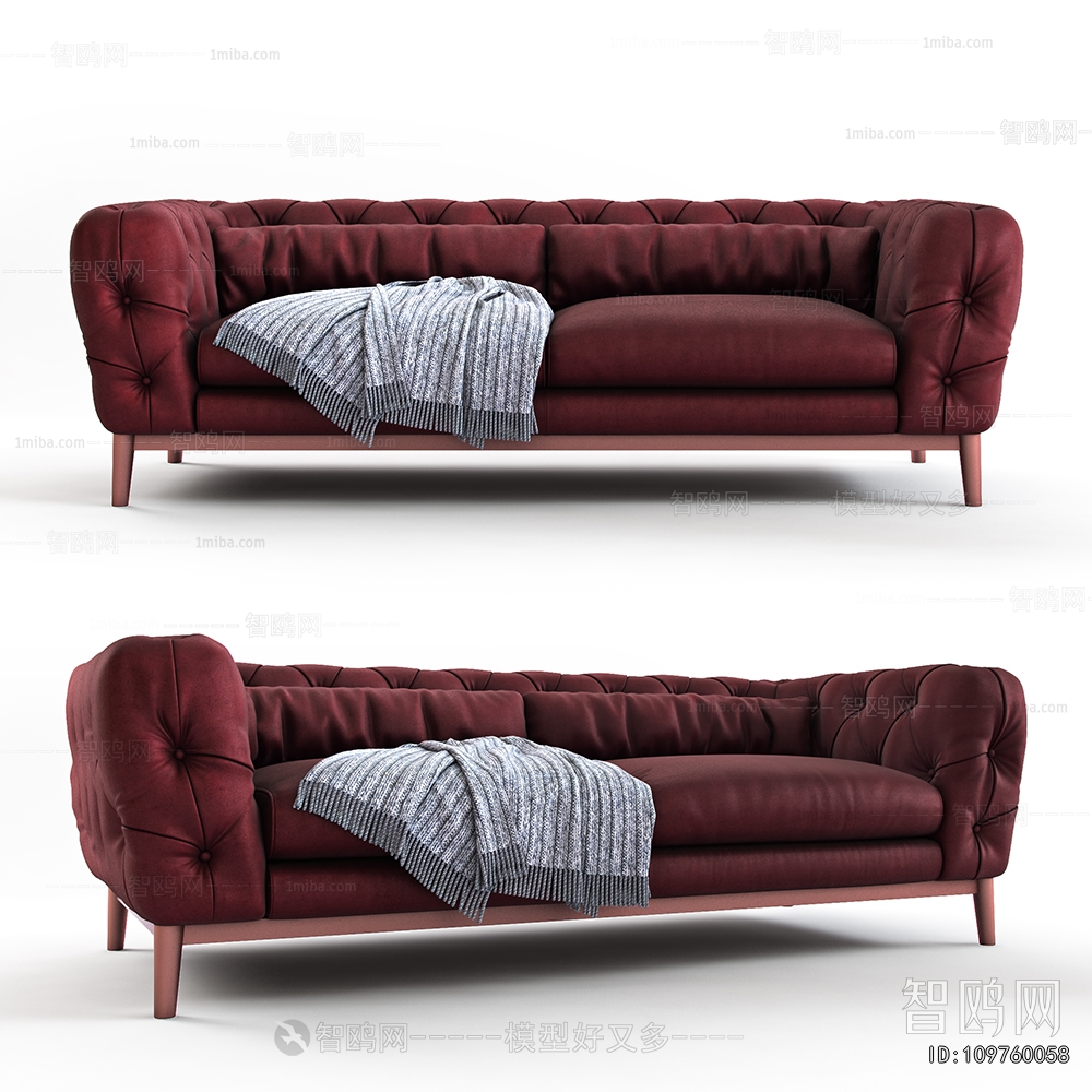 Simple European Style A Sofa For Two