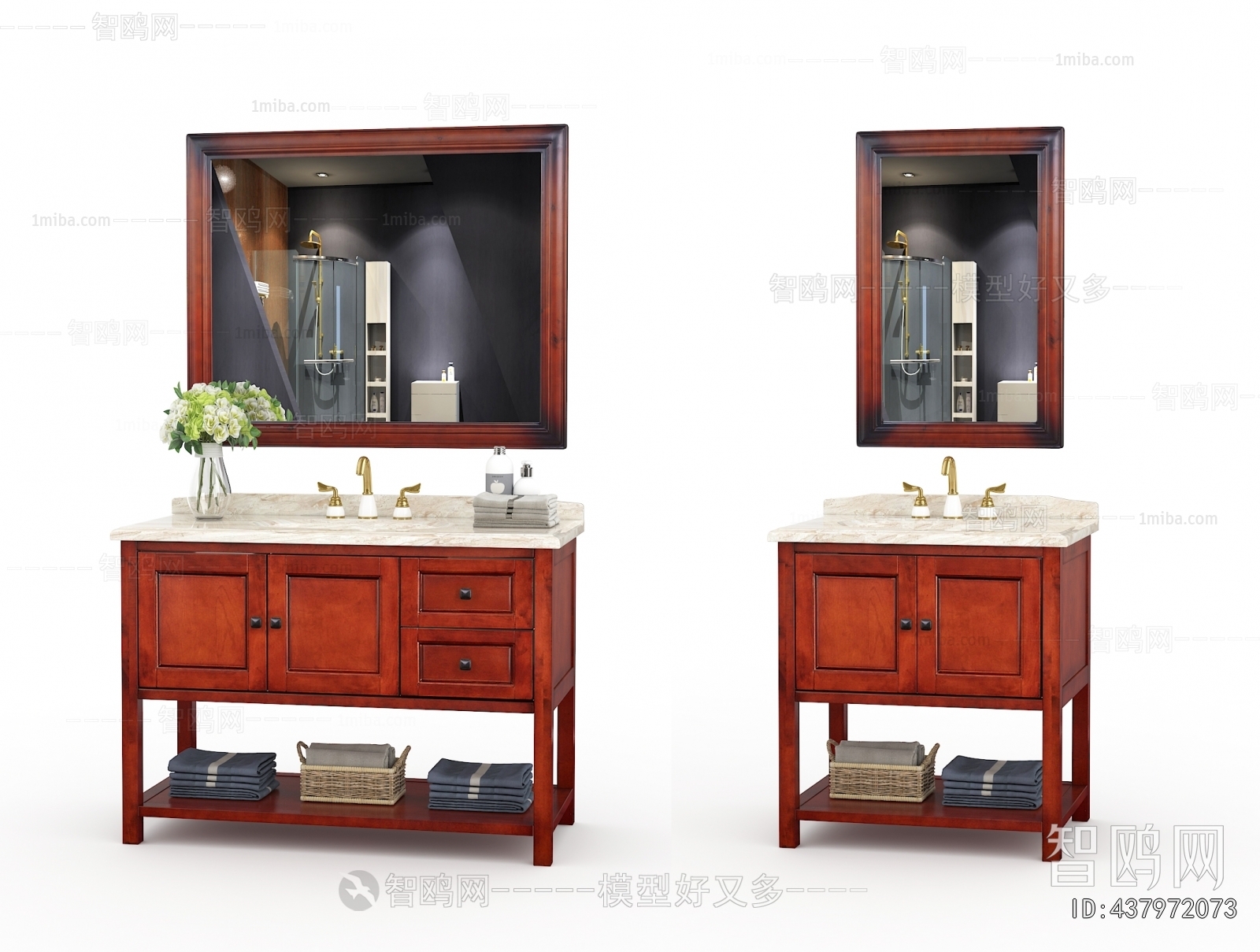 American Style Bathroom Cabinet