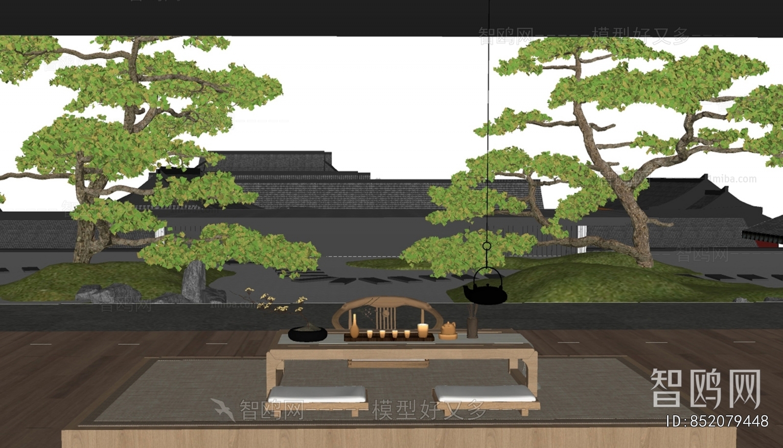 New Chinese Style Courtyard/landscape