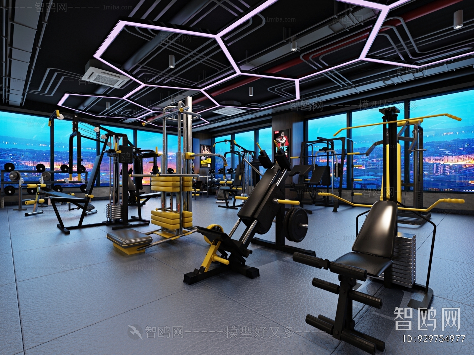 Industrial Style Gym