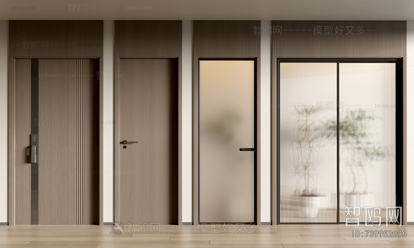 Modern Single Door