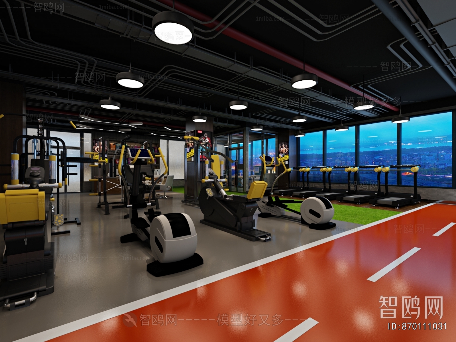 Industrial Style Gym