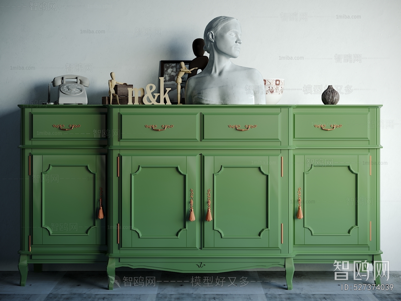 European Style Side Cabinet