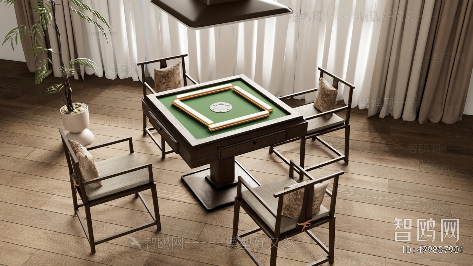 New Chinese Style Mahjong Tables And Chairs