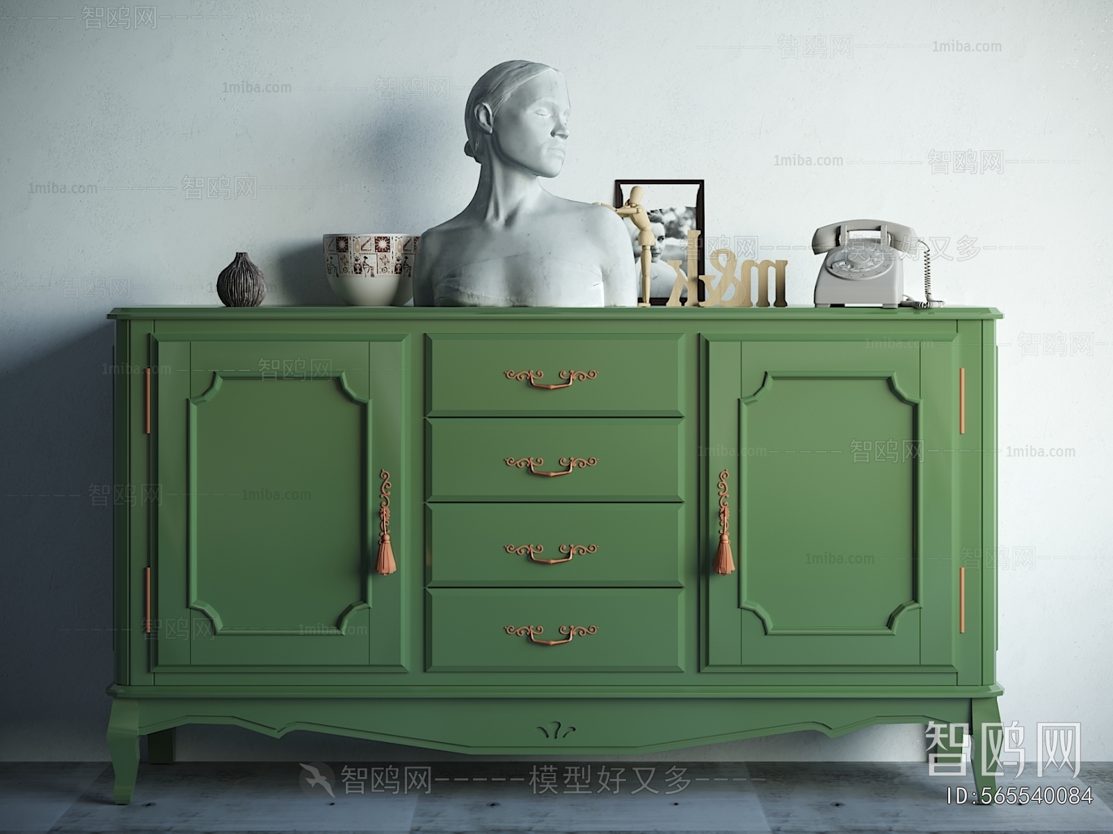 European Style Side Cabinet