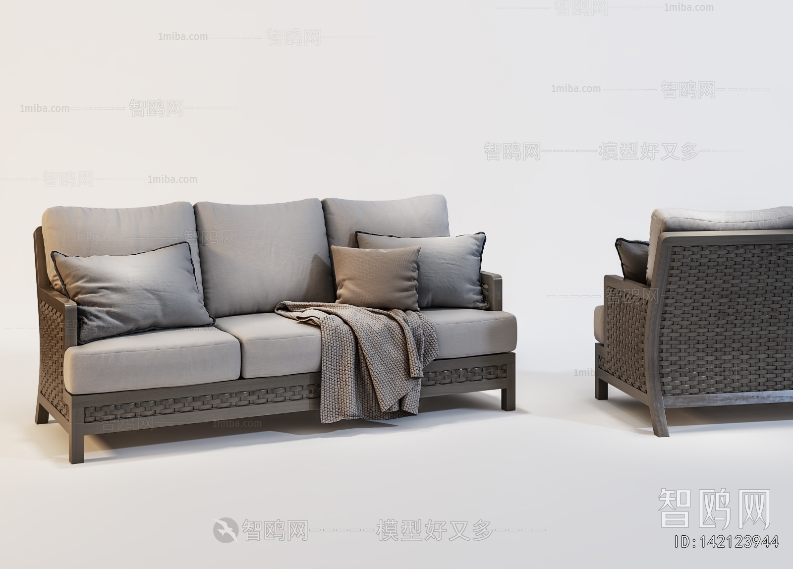 Modern Three-seat Sofa