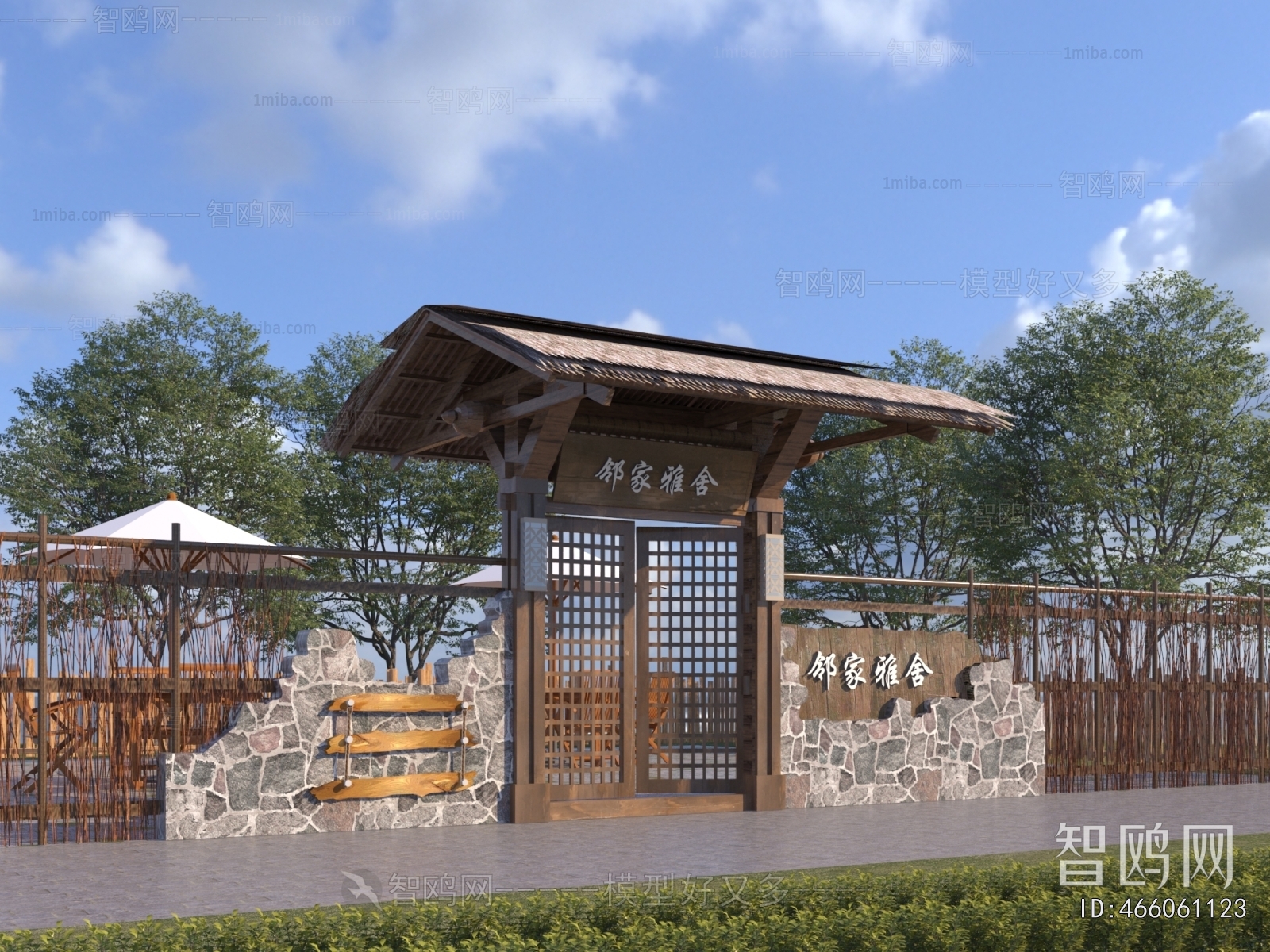 New Chinese Style Gate