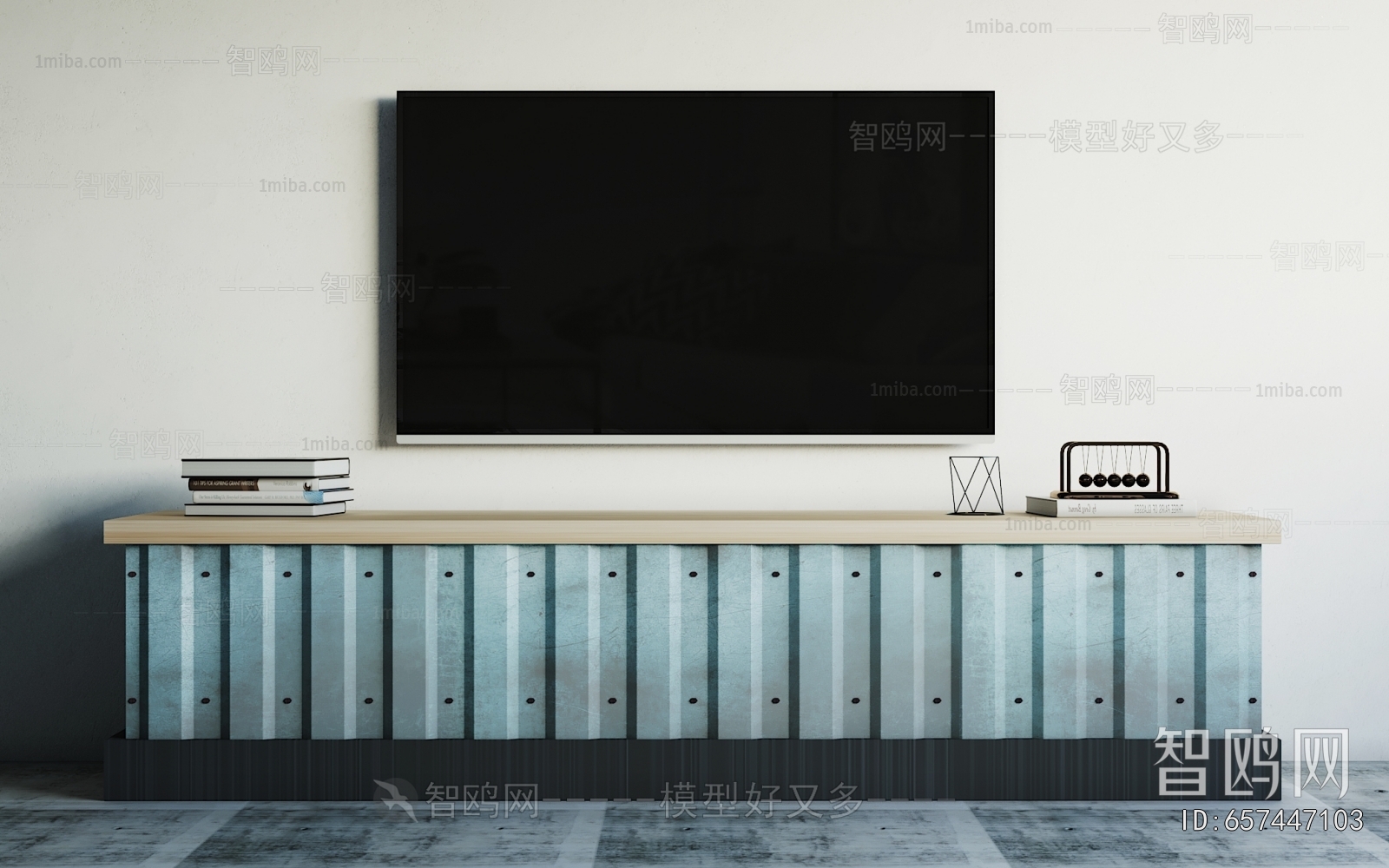 Industrial Style TV Cabinet