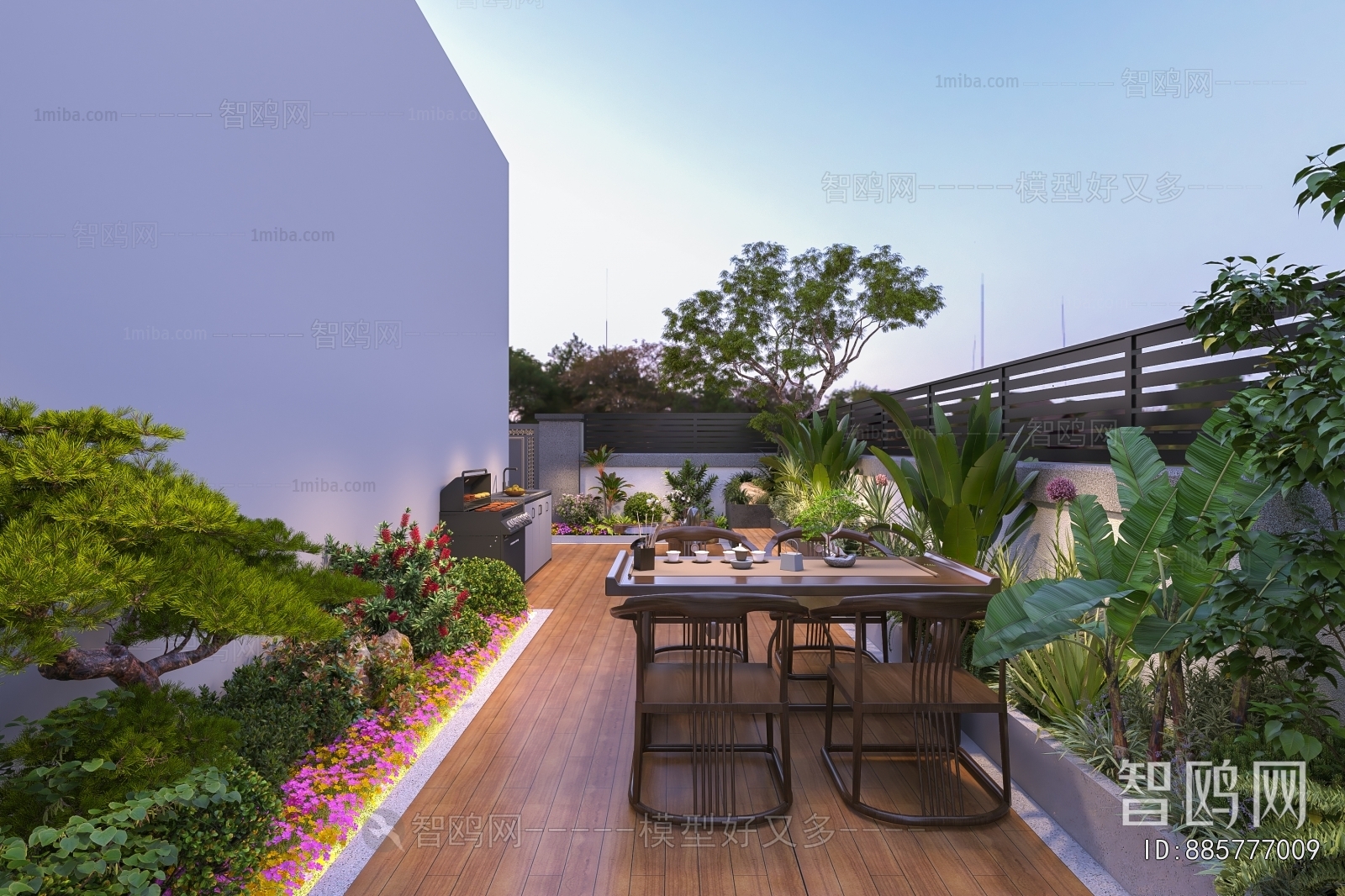 New Chinese Style Courtyard/landscape