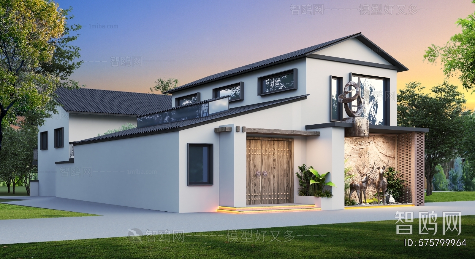 New Chinese Style Detached Villa