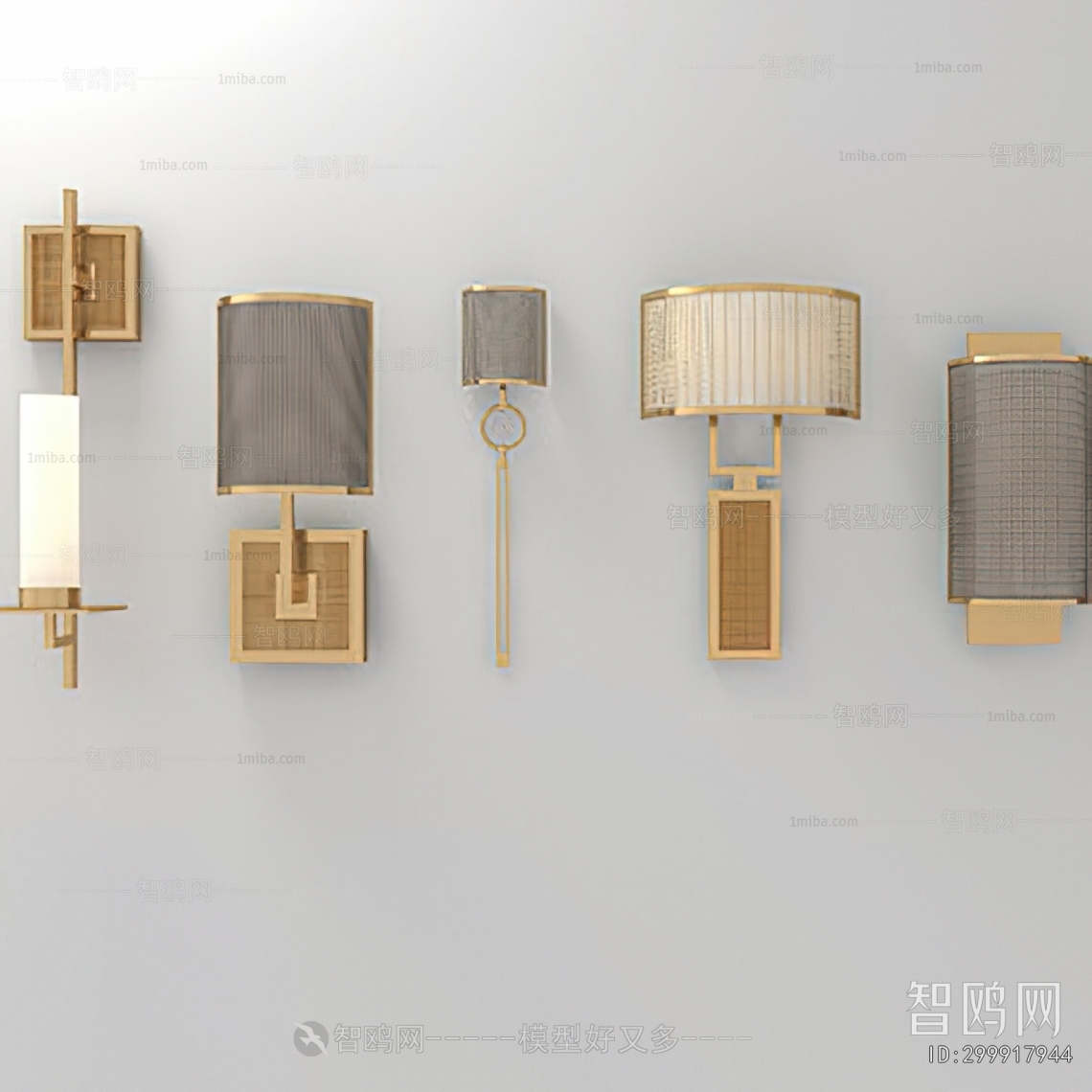 New Chinese Style Wall Lamp