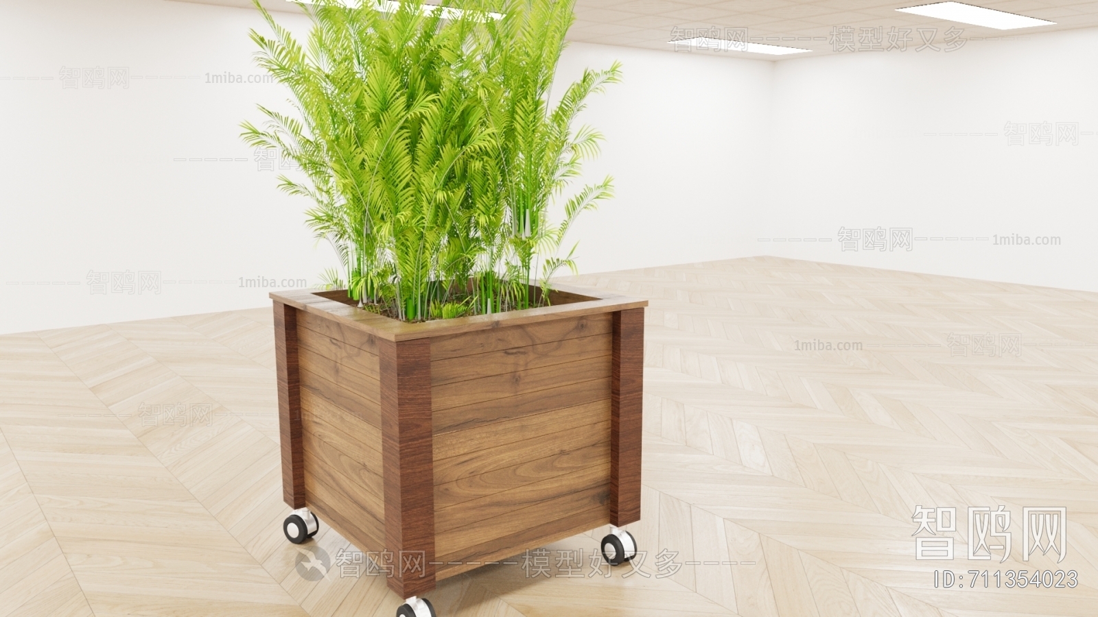 Modern Ground Green Plant Potted Plants