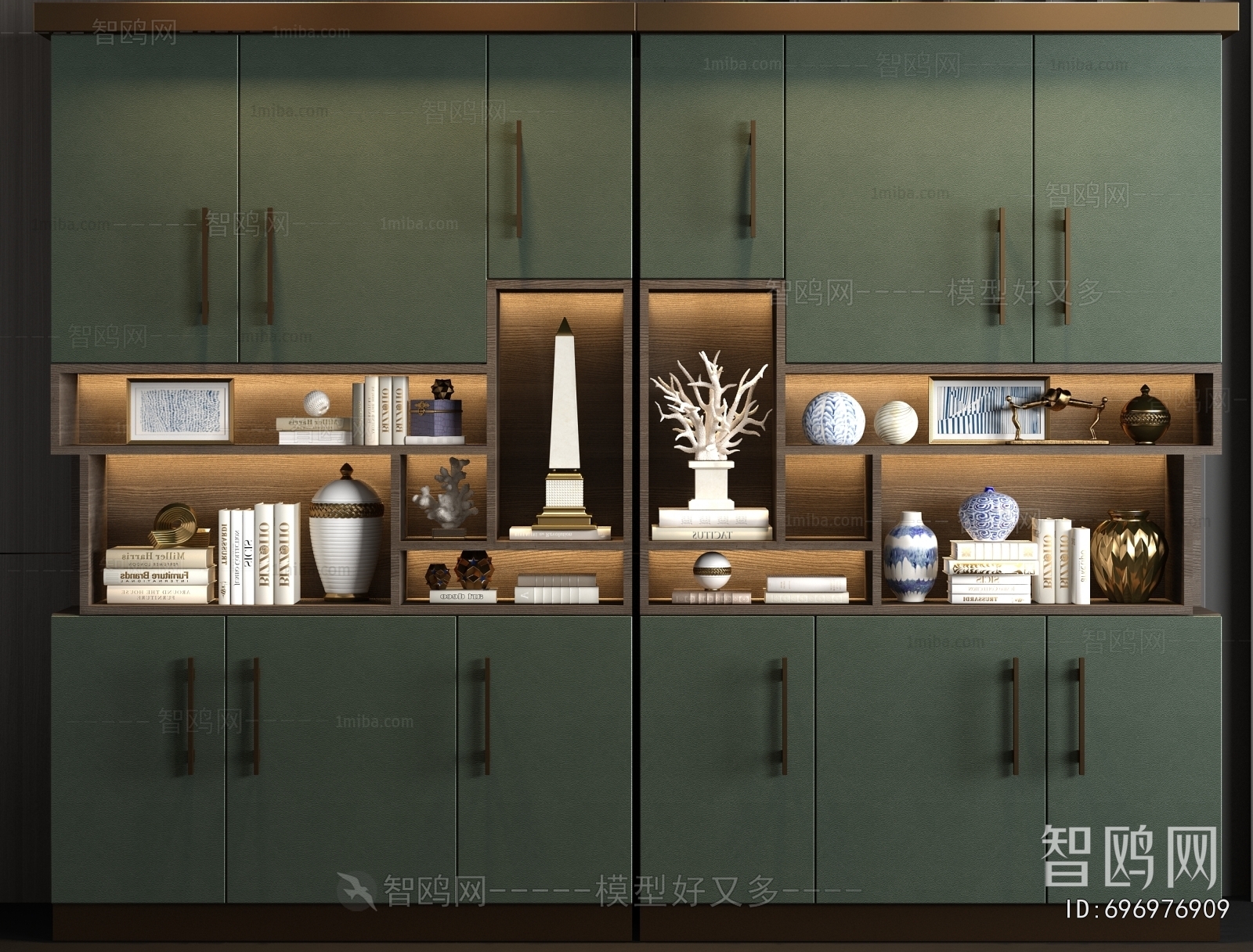 New Chinese Style Decorative Cabinet